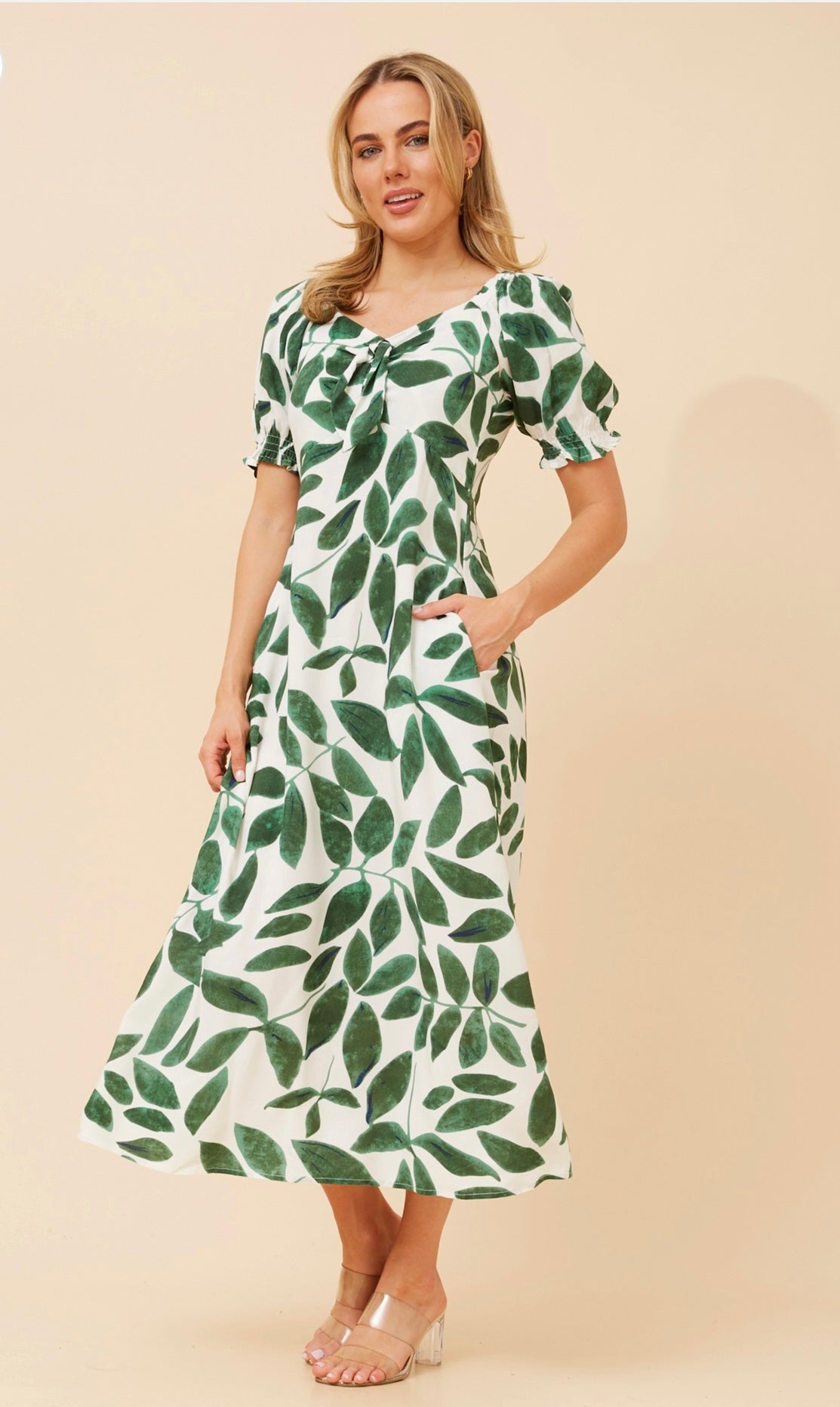 Anne Front Bow Dress D525259