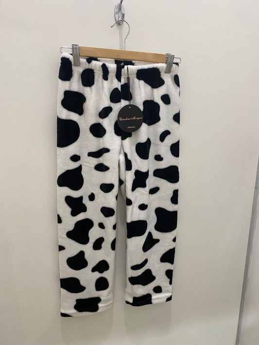 Cow Print Fluffy Kids Pyjamas