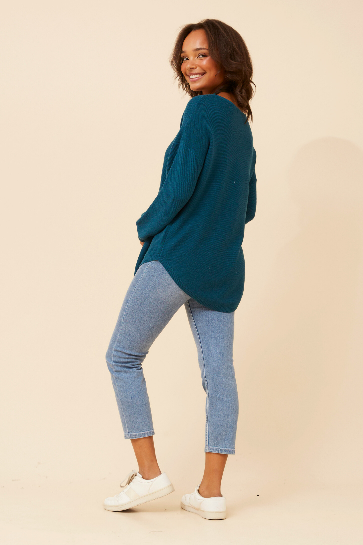 Ariana Knit Jumper -Teal KP509280