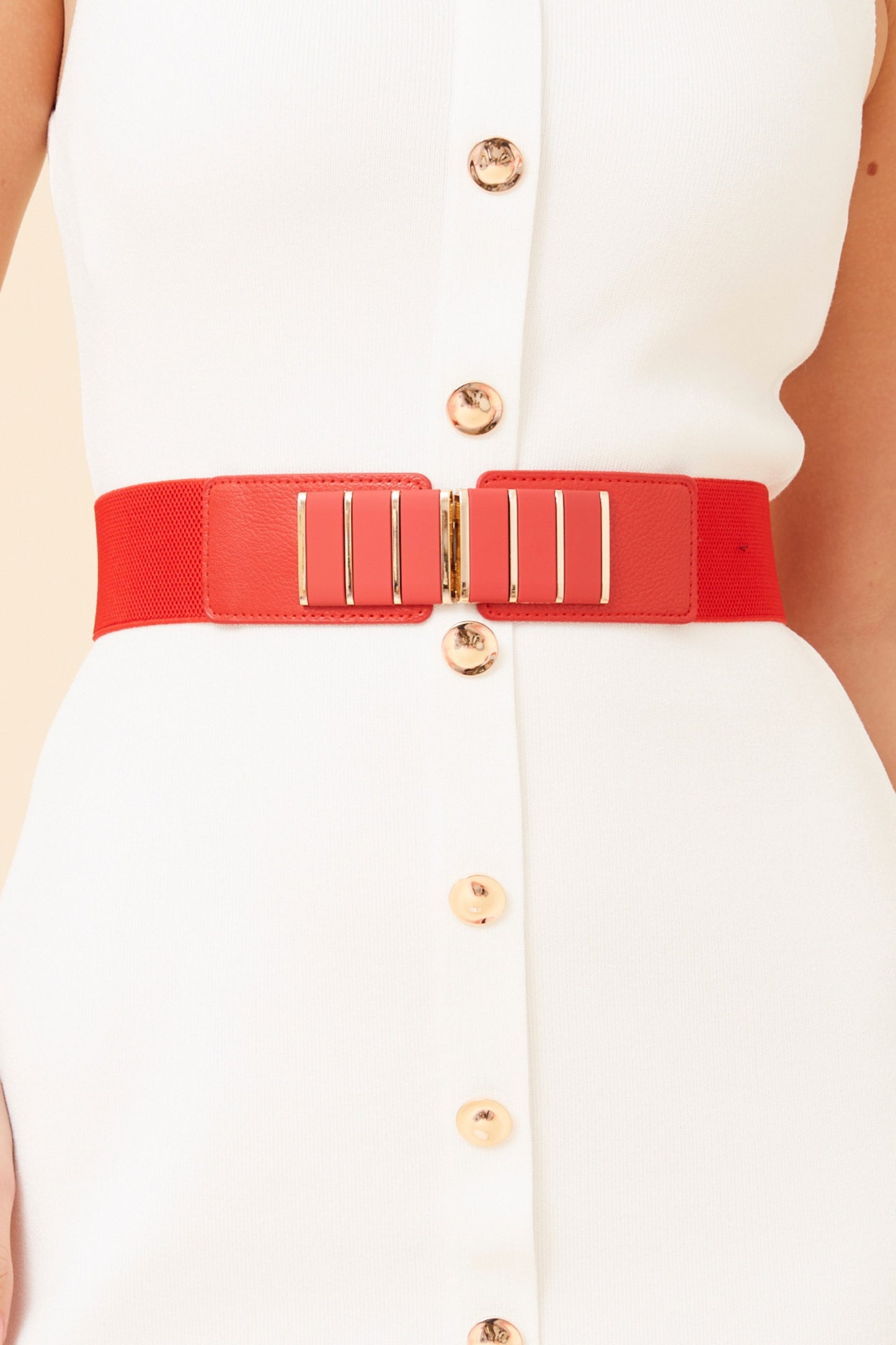 Buckle Belt BE524676 Red