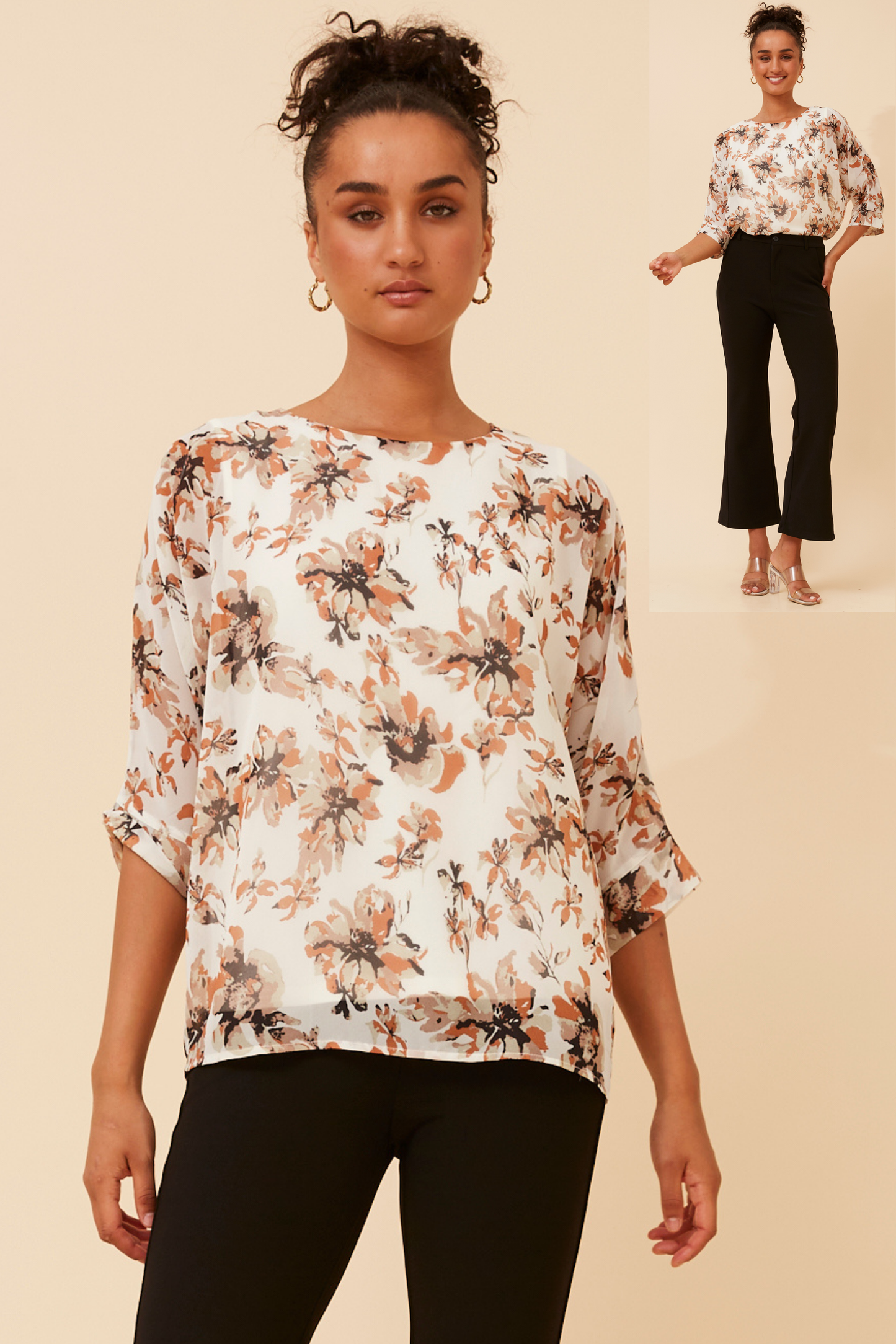 Zanira Floral Printed Blouse T178471