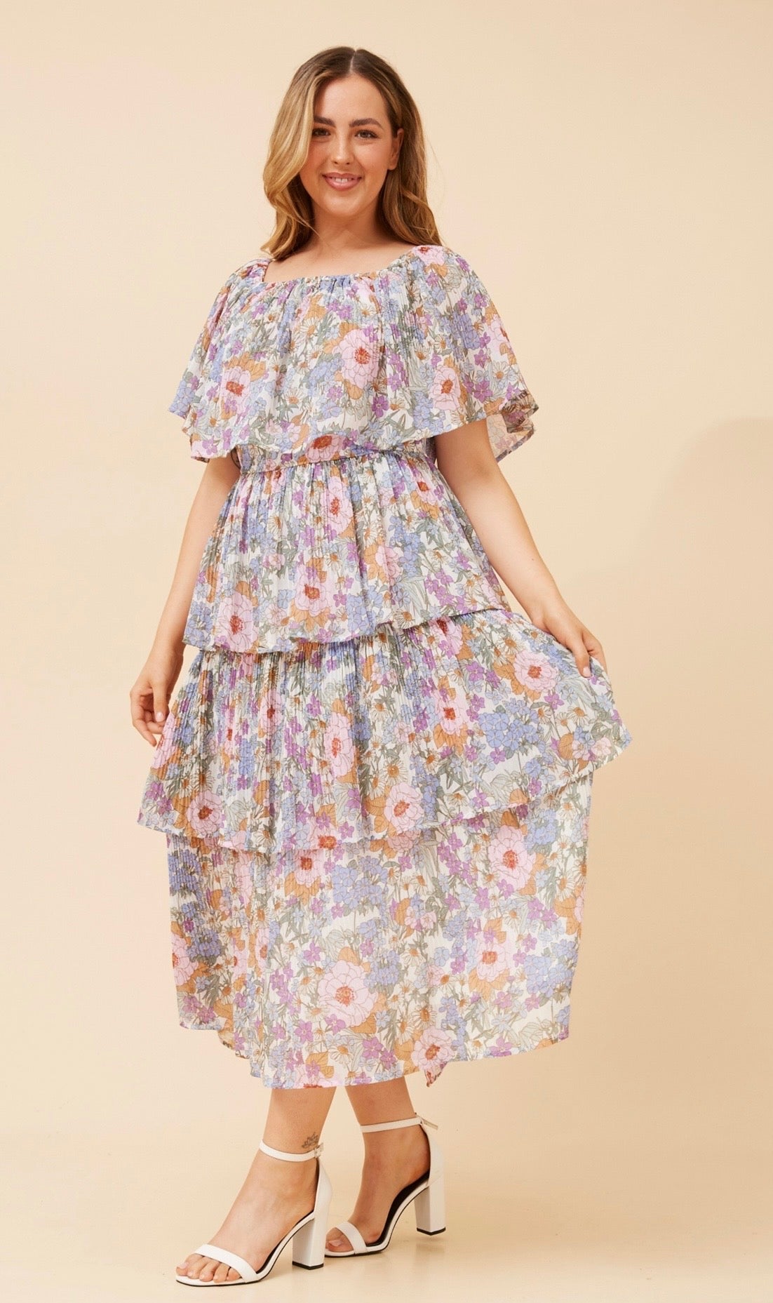 Valena Floral Dress D735435