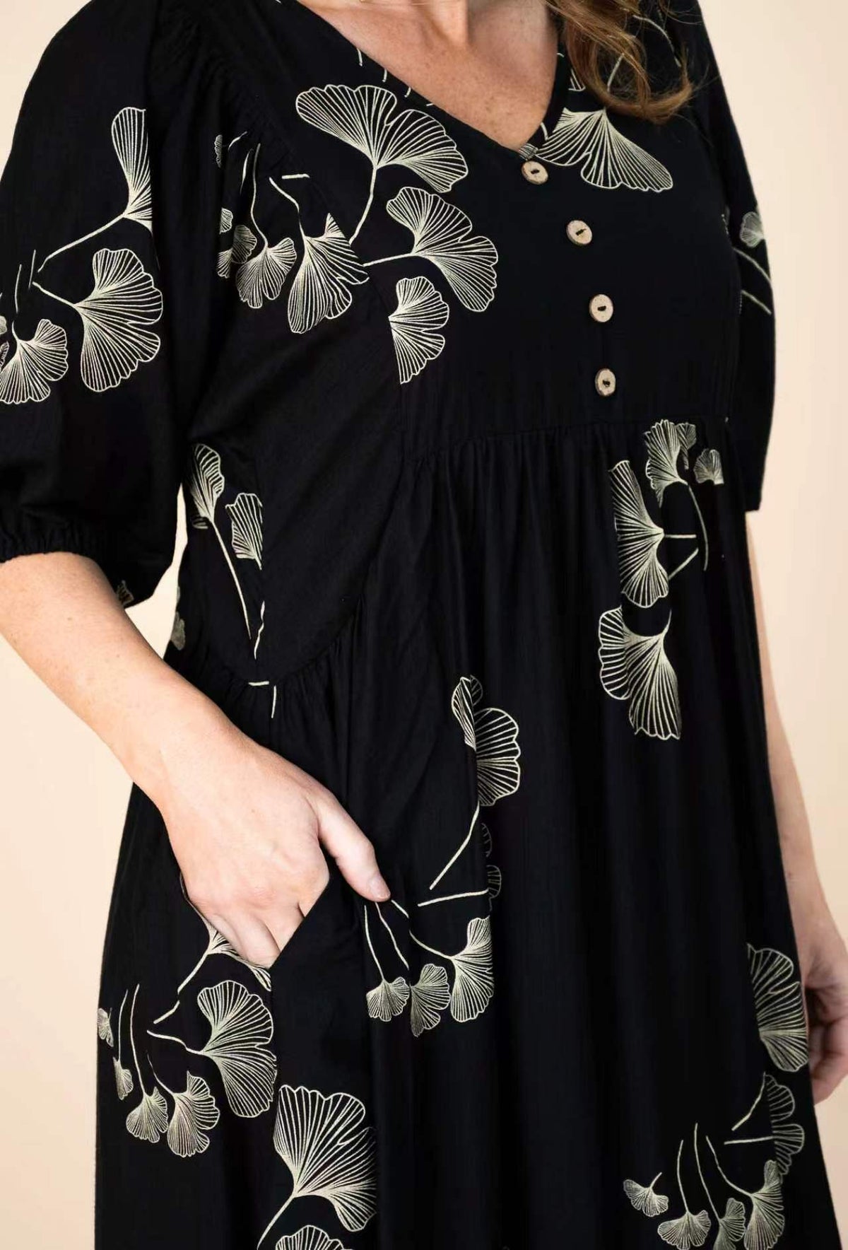 Bonnie Tunic Dress 38839BM Black
