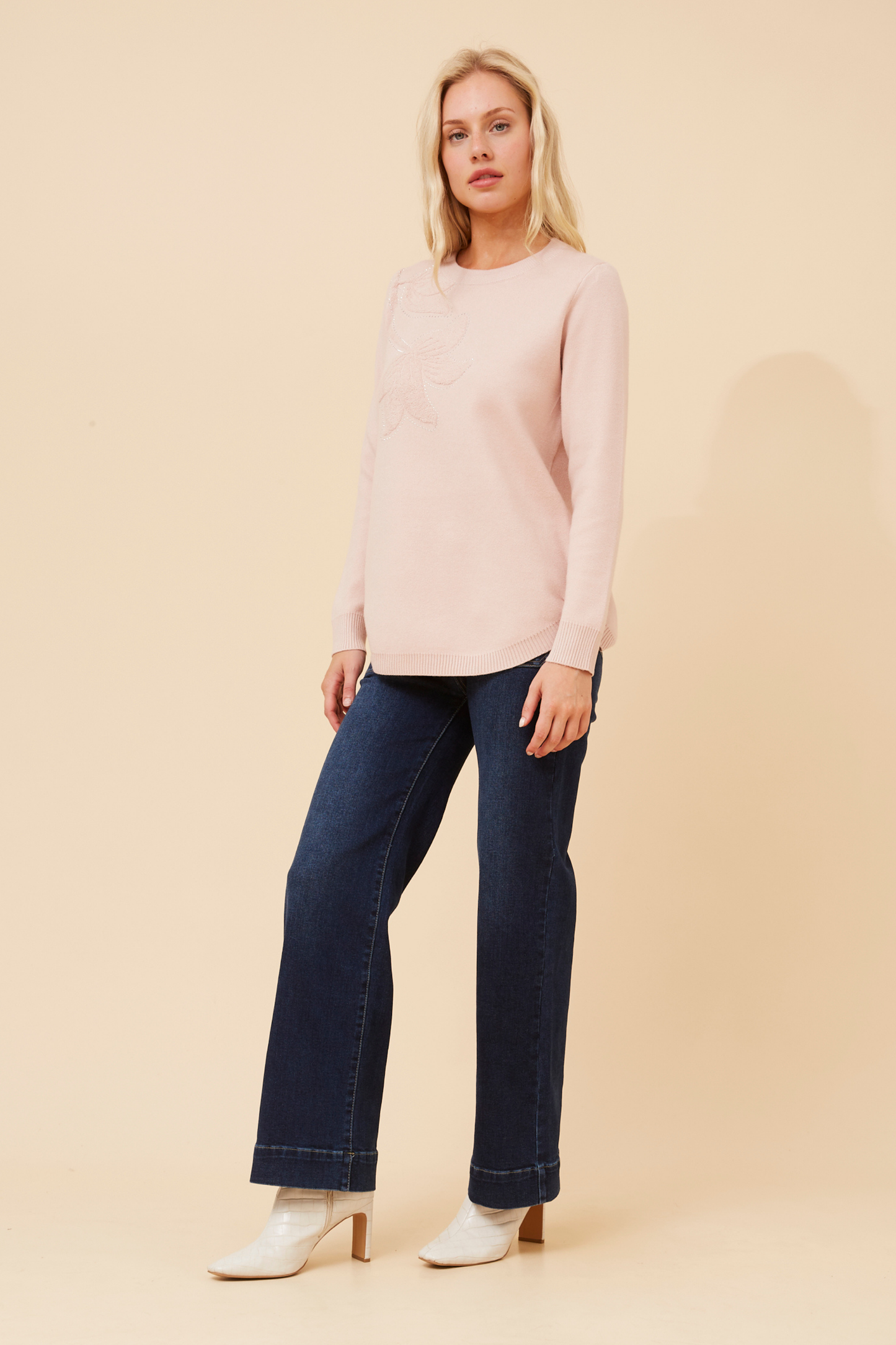 Tulli Floral Knit KP178179 Pink