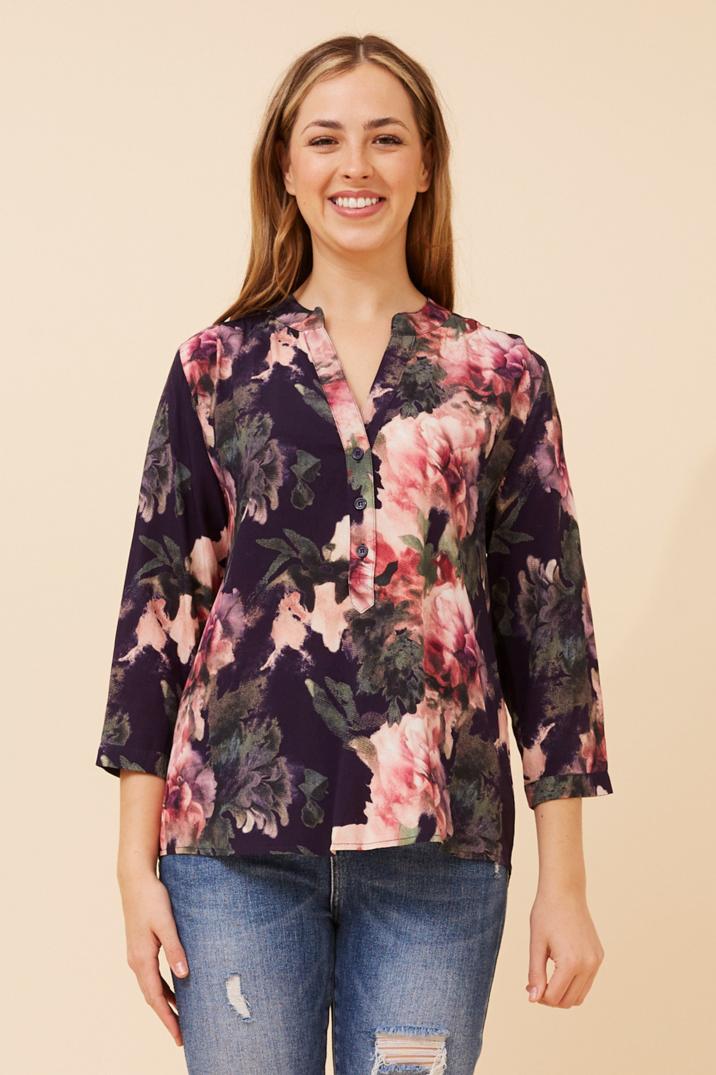 Nadia Floral Printed Top T526602