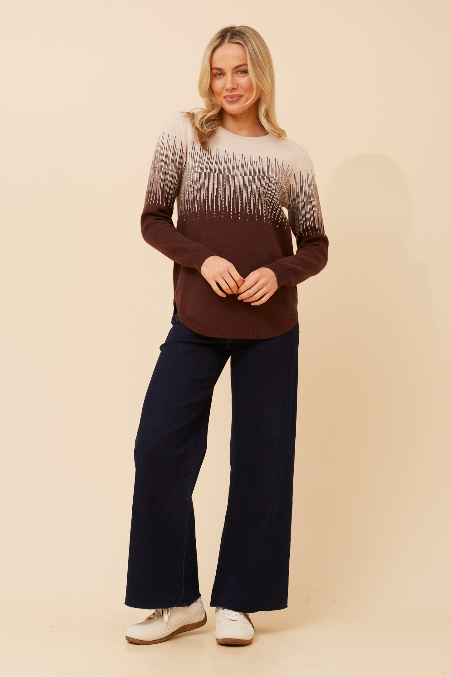 Charlotte Diamante Knit KP177618 Chocolate