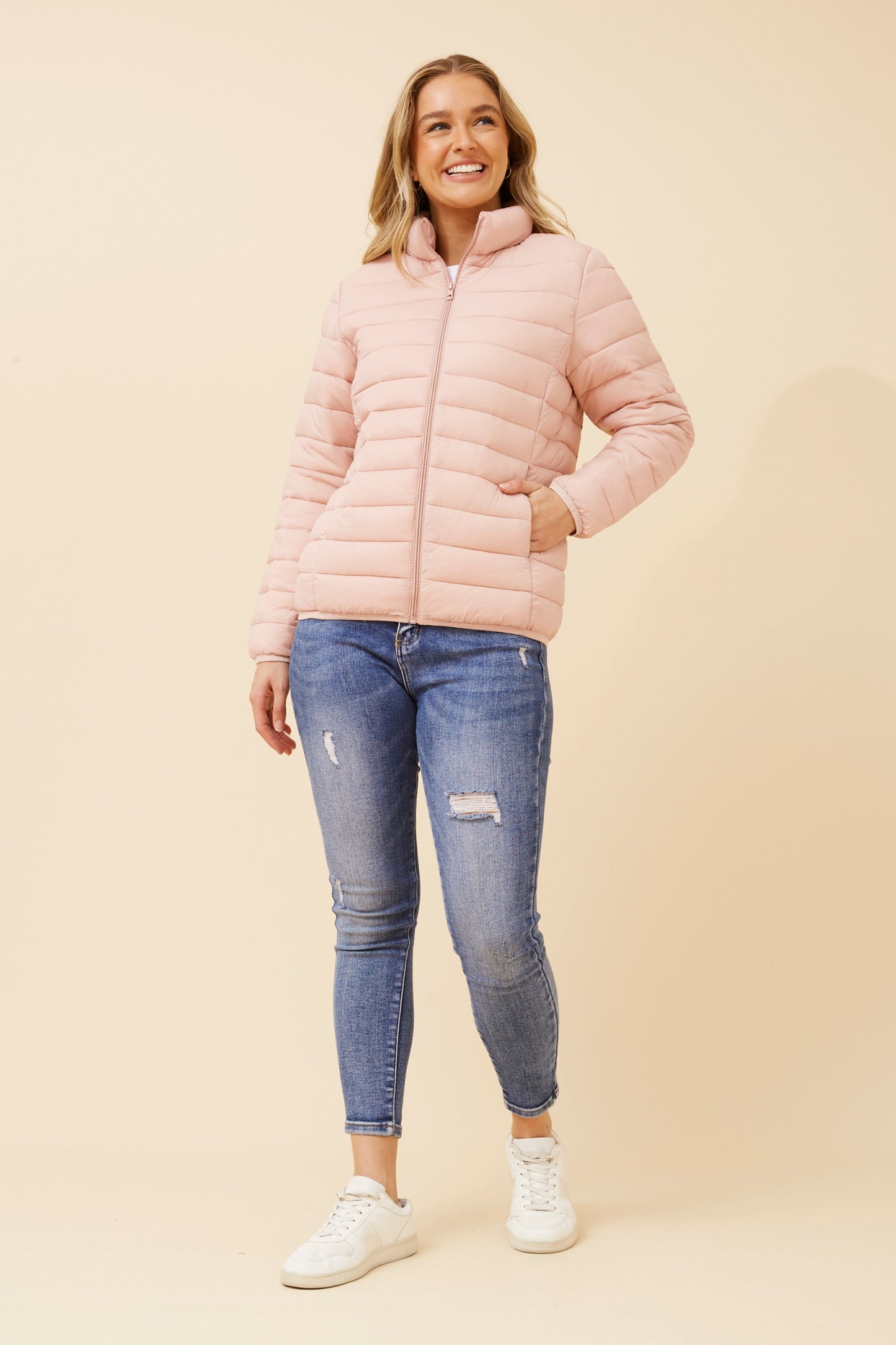 Coco Puffer Jacekt J734294 Pink