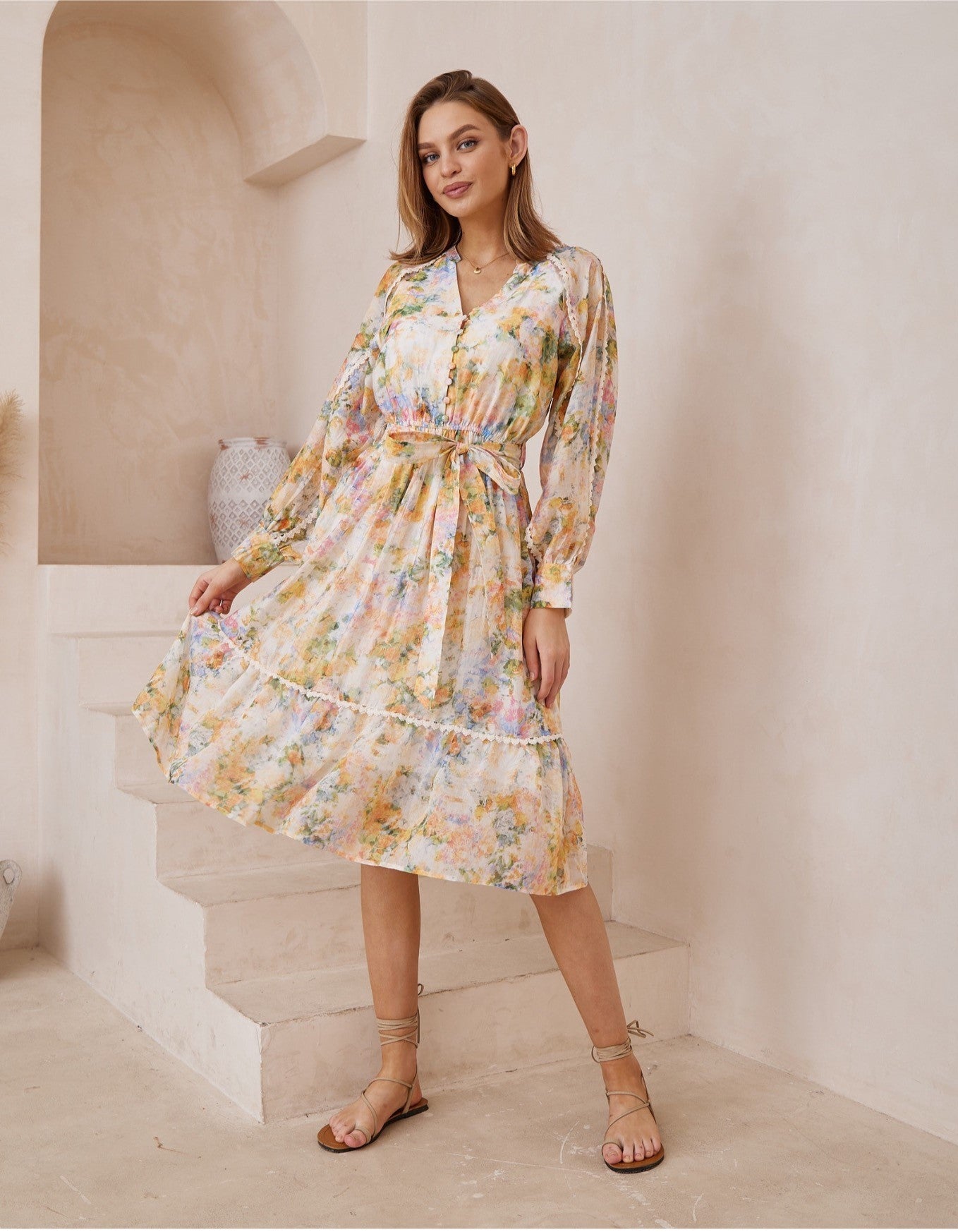 Birkley Irish Midi Dress