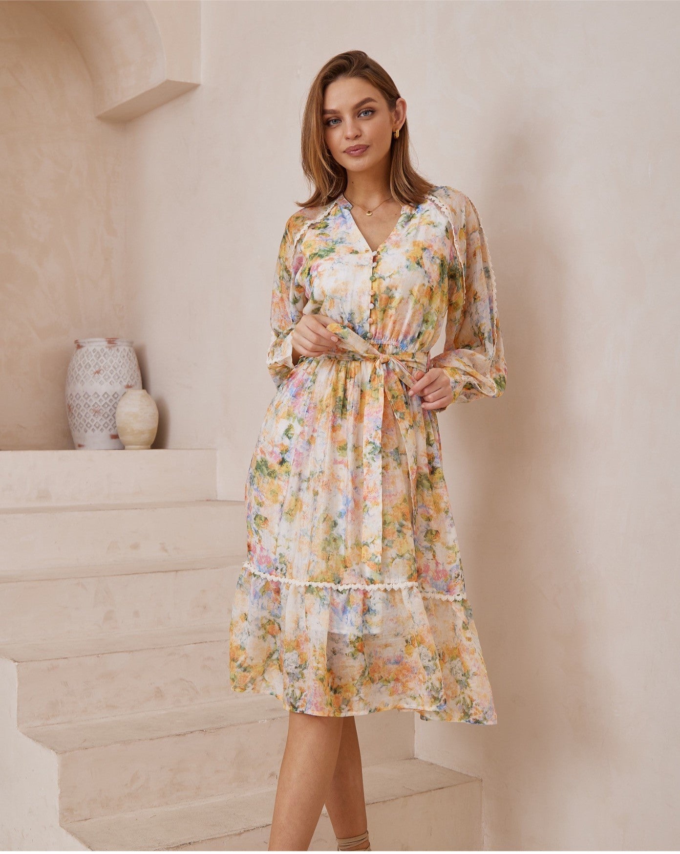 Birkley Irish Midi Dress