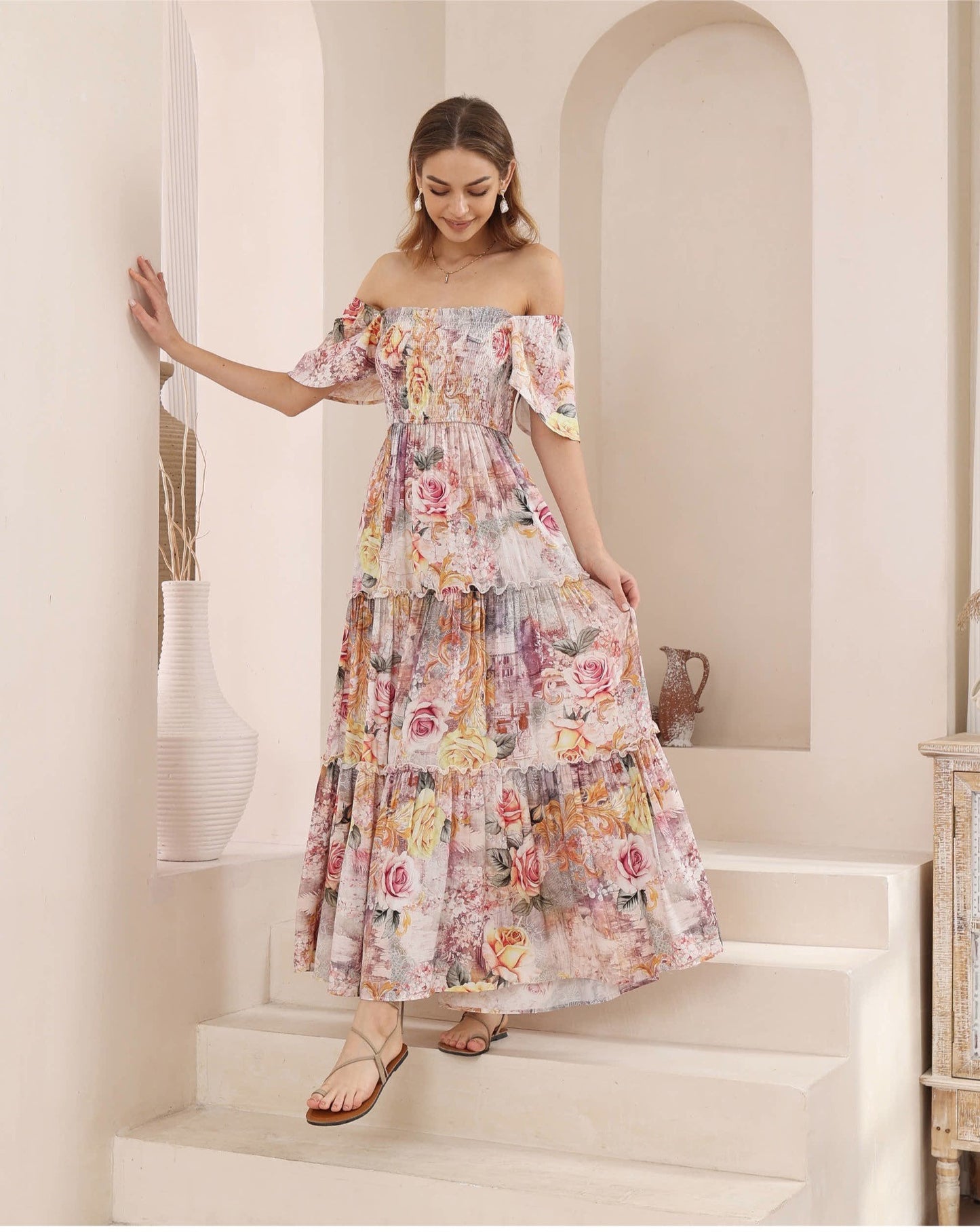 Myra Floral Maxi Dress