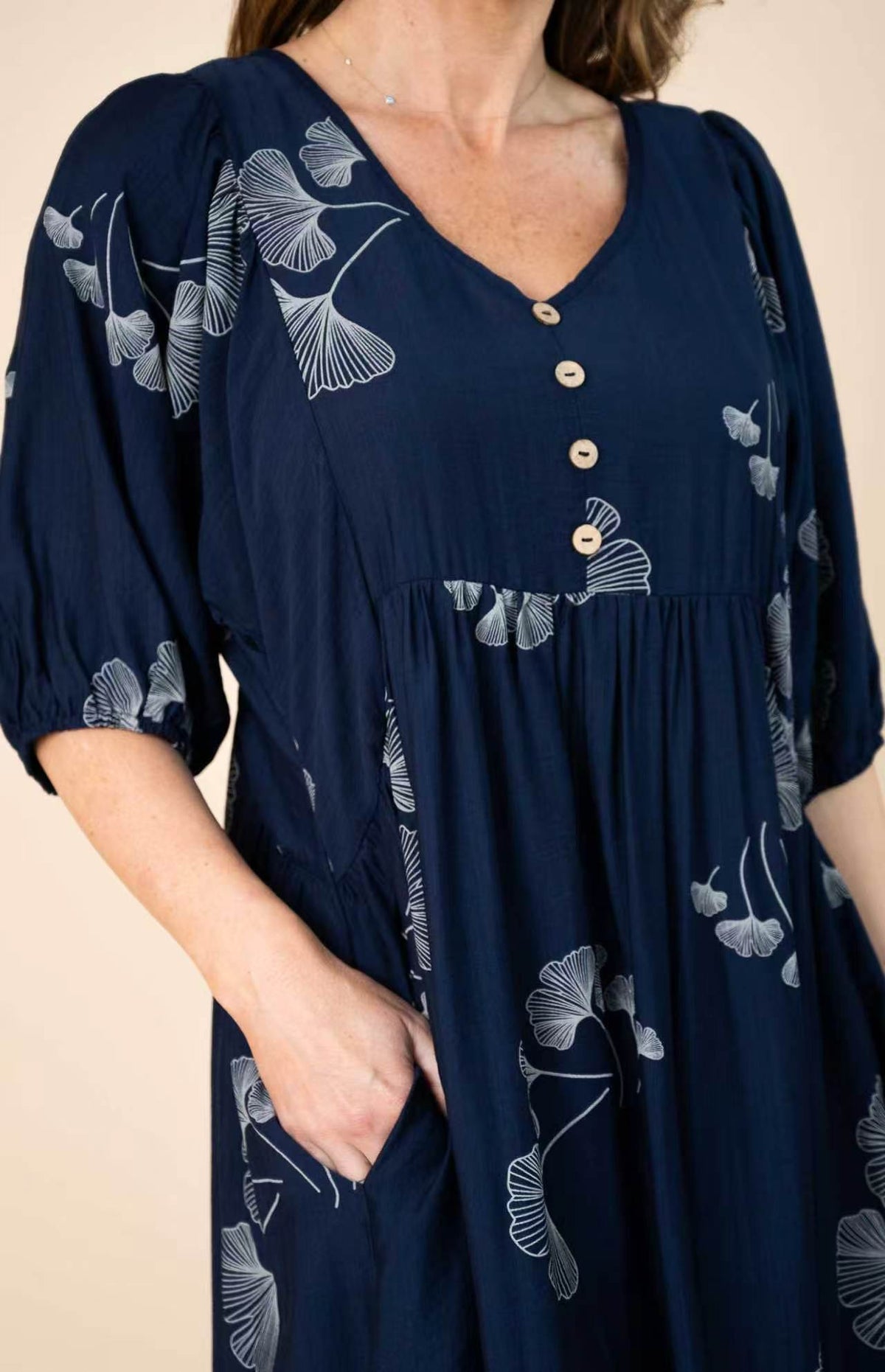 Bonnie Tunic Dress 38839BM Navy