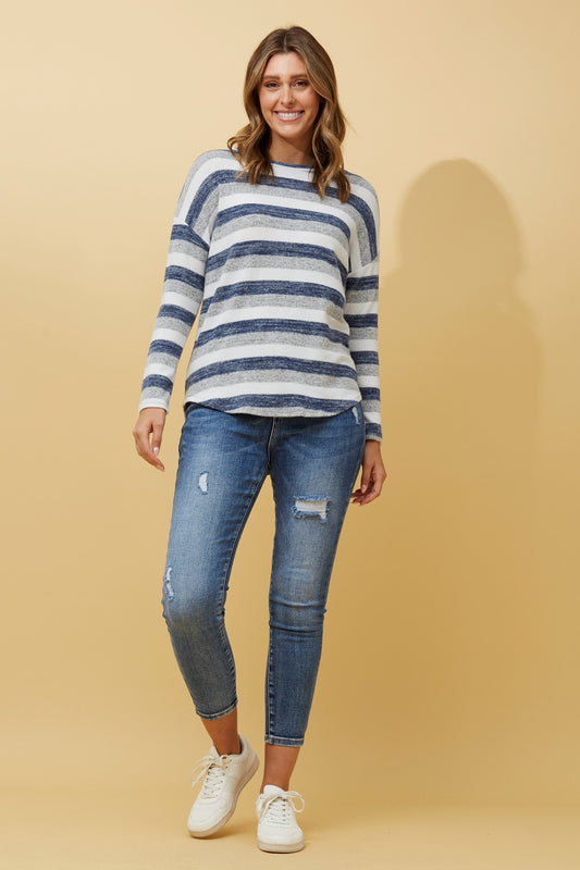 Elva Striped Top T512407