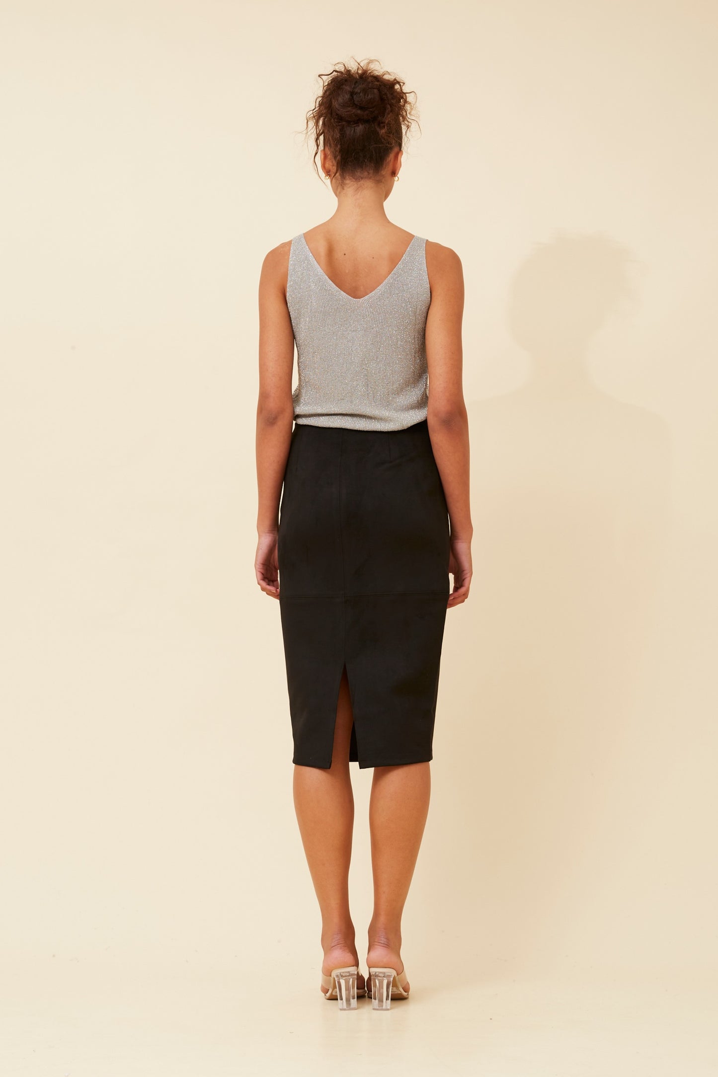 Ira Suede Skirt S522588 Black