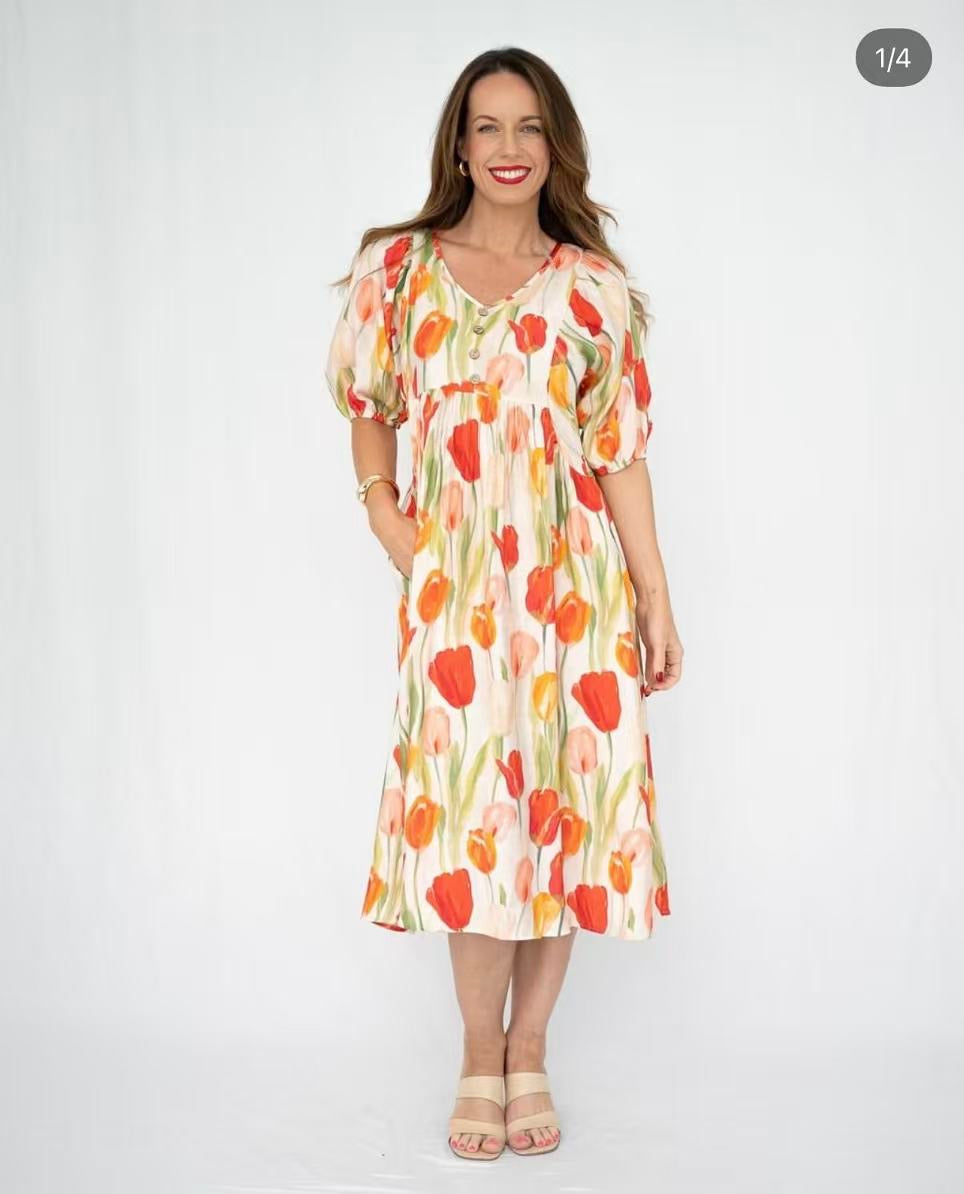 Arabella Midi Dress 38839AQ