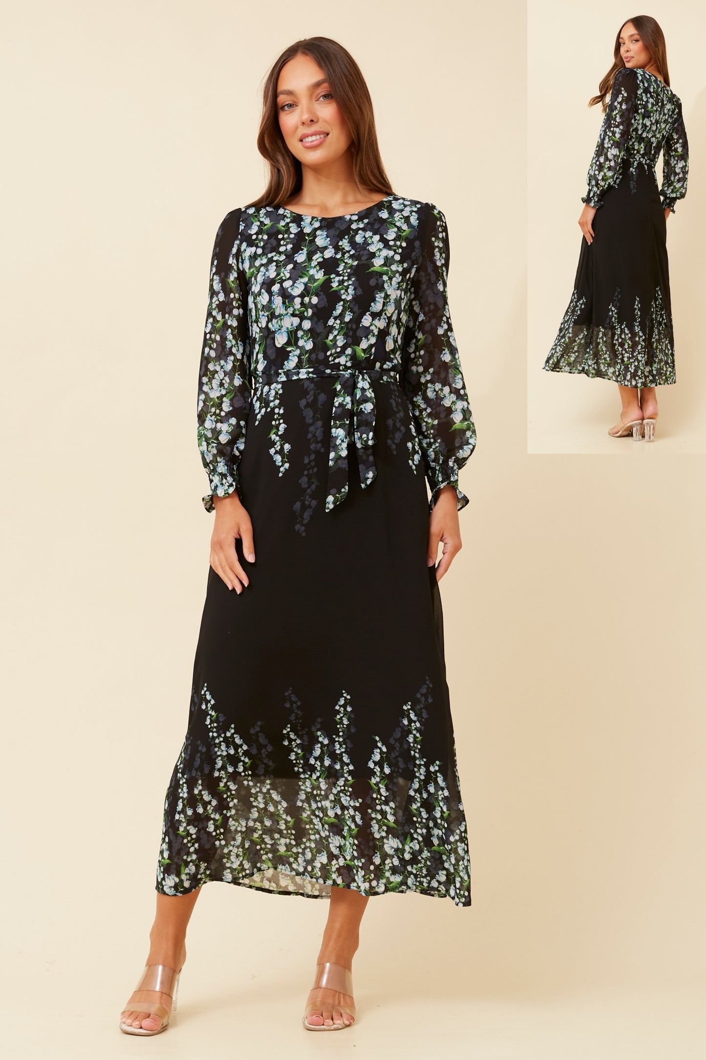 Joy Printed Maxi Dress