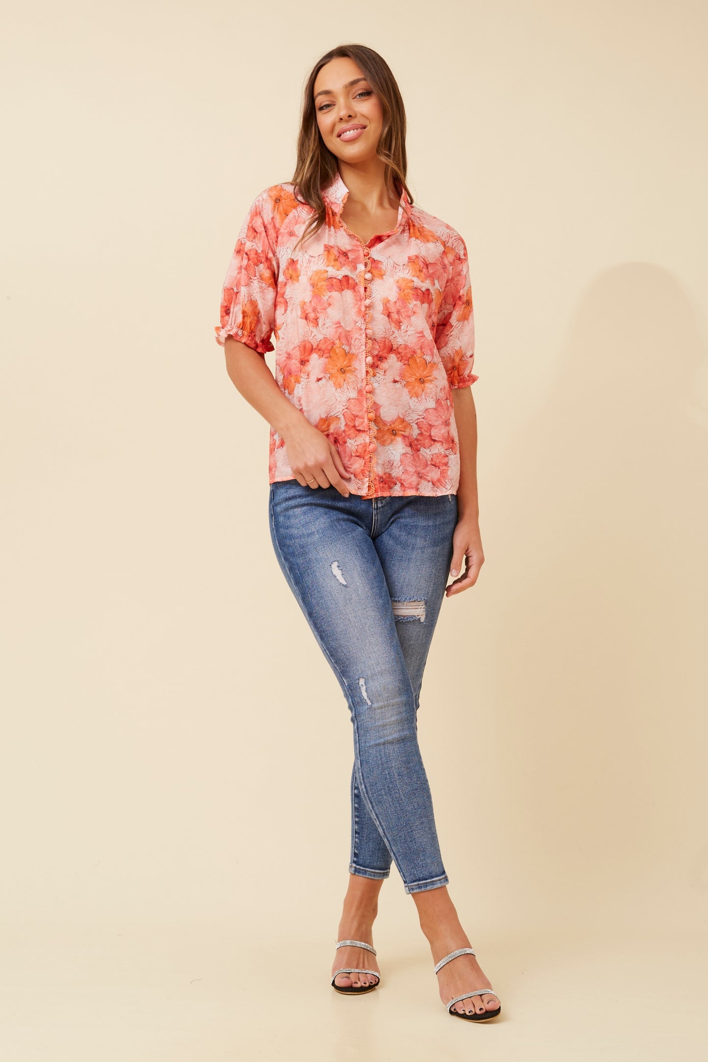 Shalia Floral Print Blouse T520087