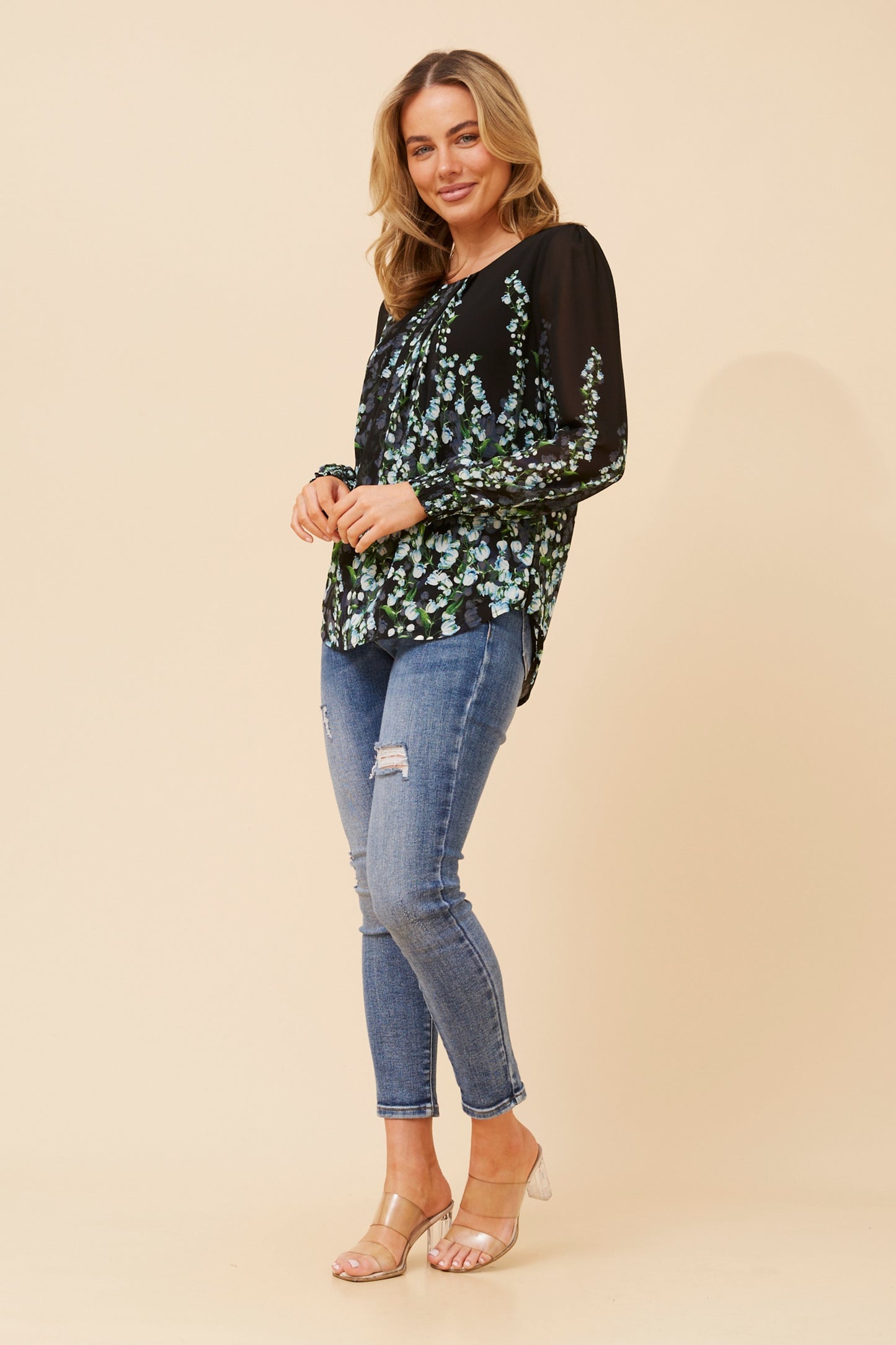 Joy Floral Printed Top T735284