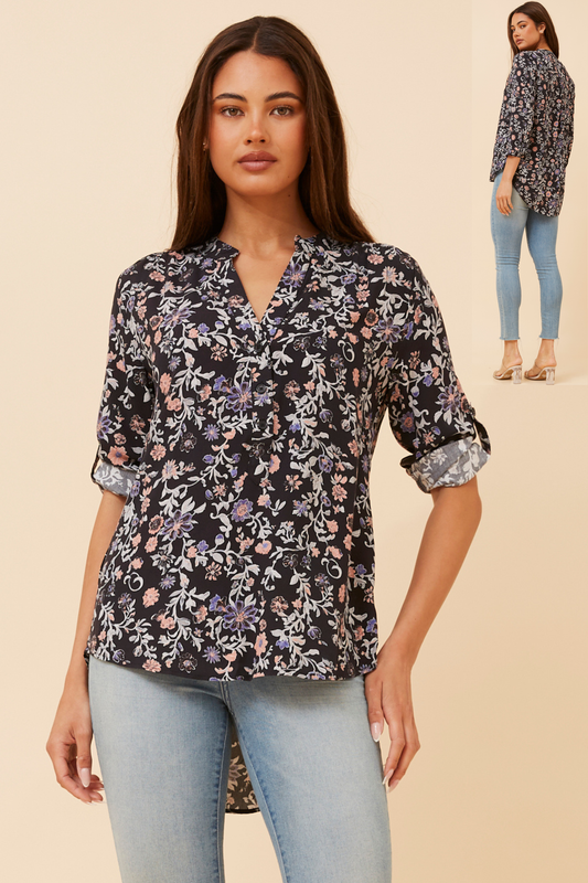 Nadia Floral Printed Top T735170
