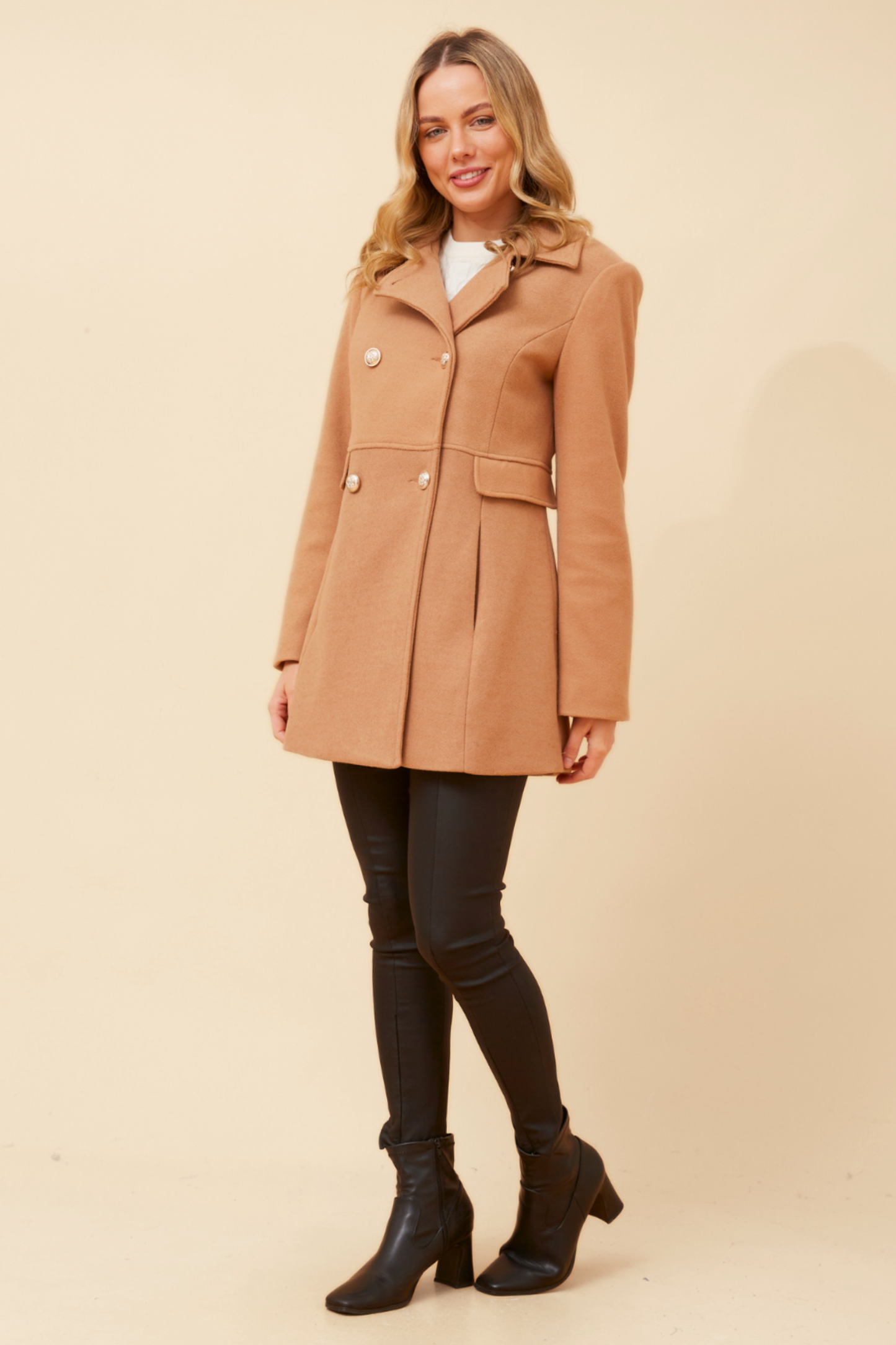 Aylin Coat CO517809 Camel