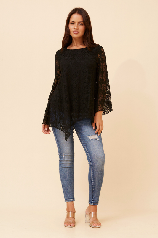 Soha Lace Blouse T178450 Black