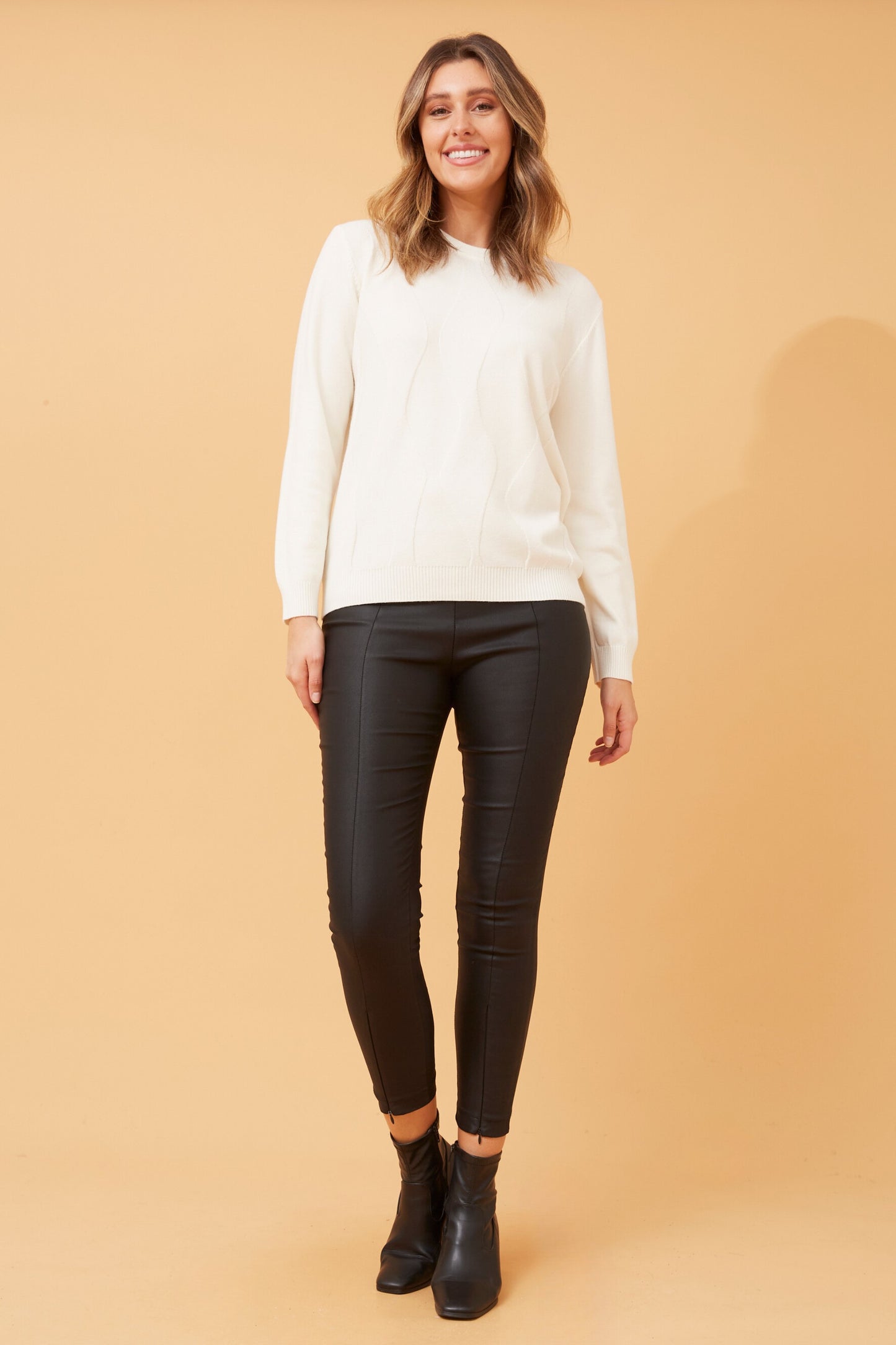 Angela Knit Jumper KP517808 - White