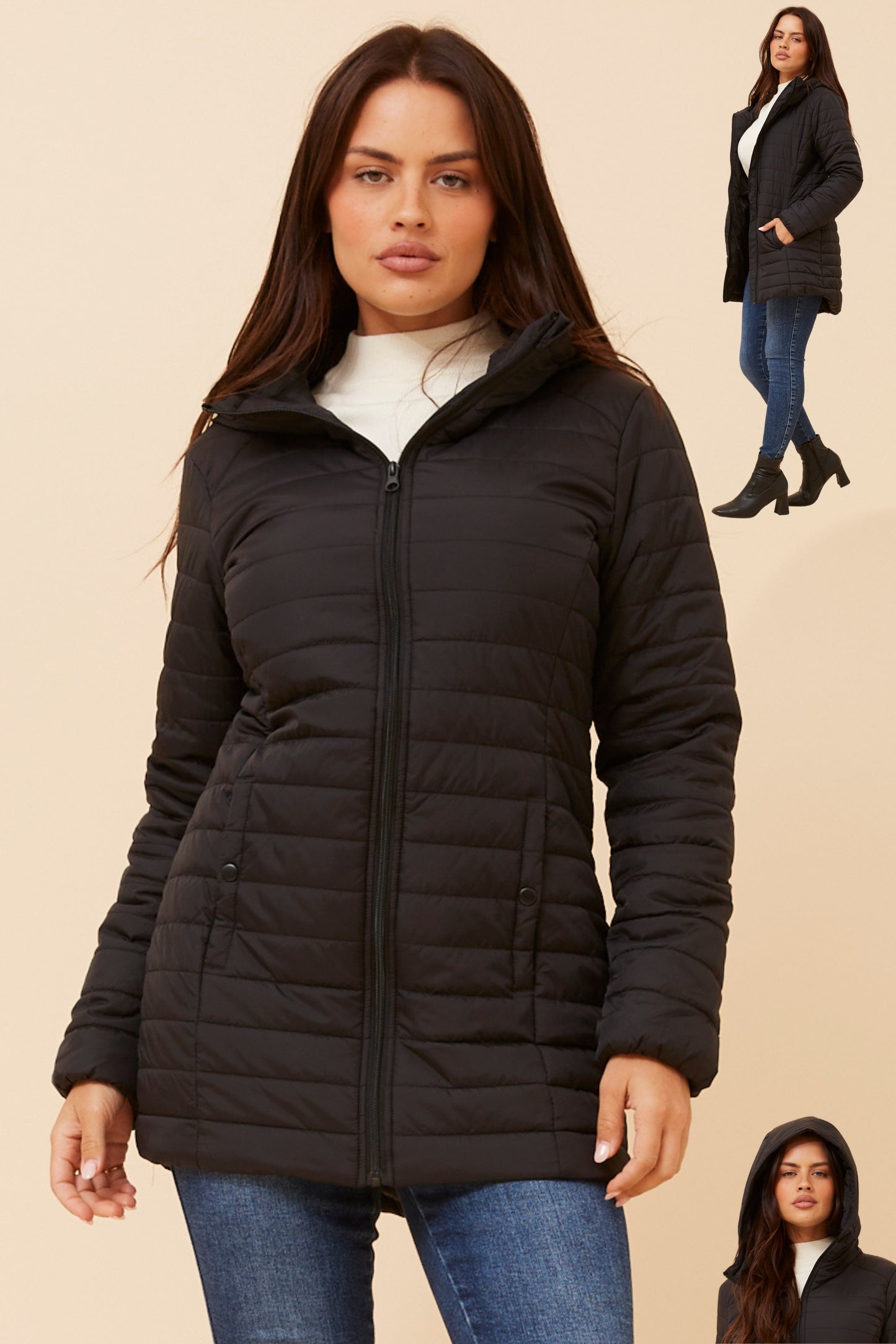 Jackie Puffer Jacket J513081 Black