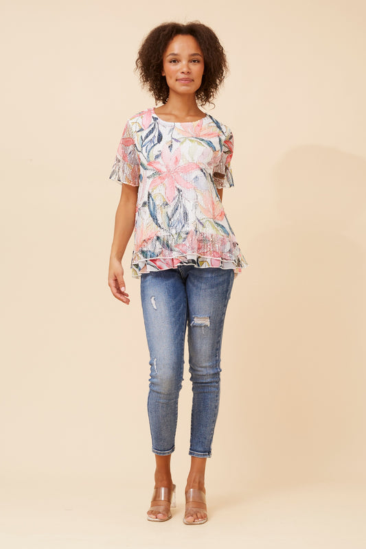 Niki Floral Printed Top - T734603