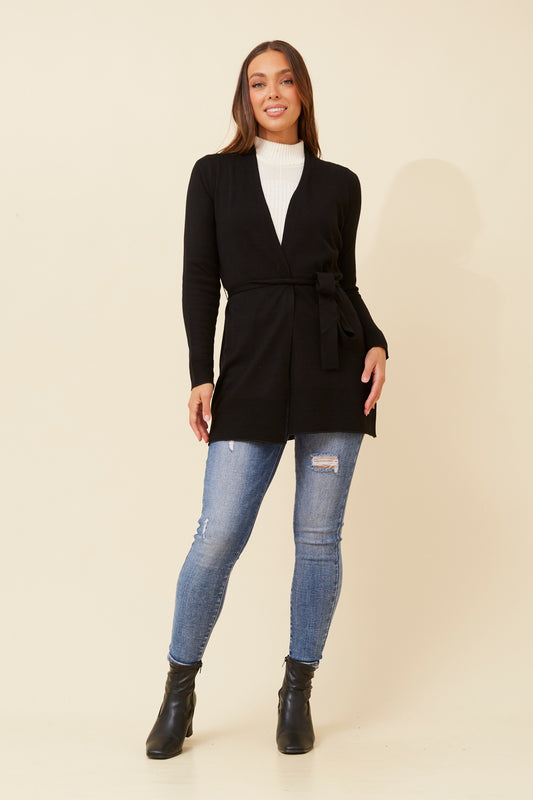 Simba Knit Cardigan Black