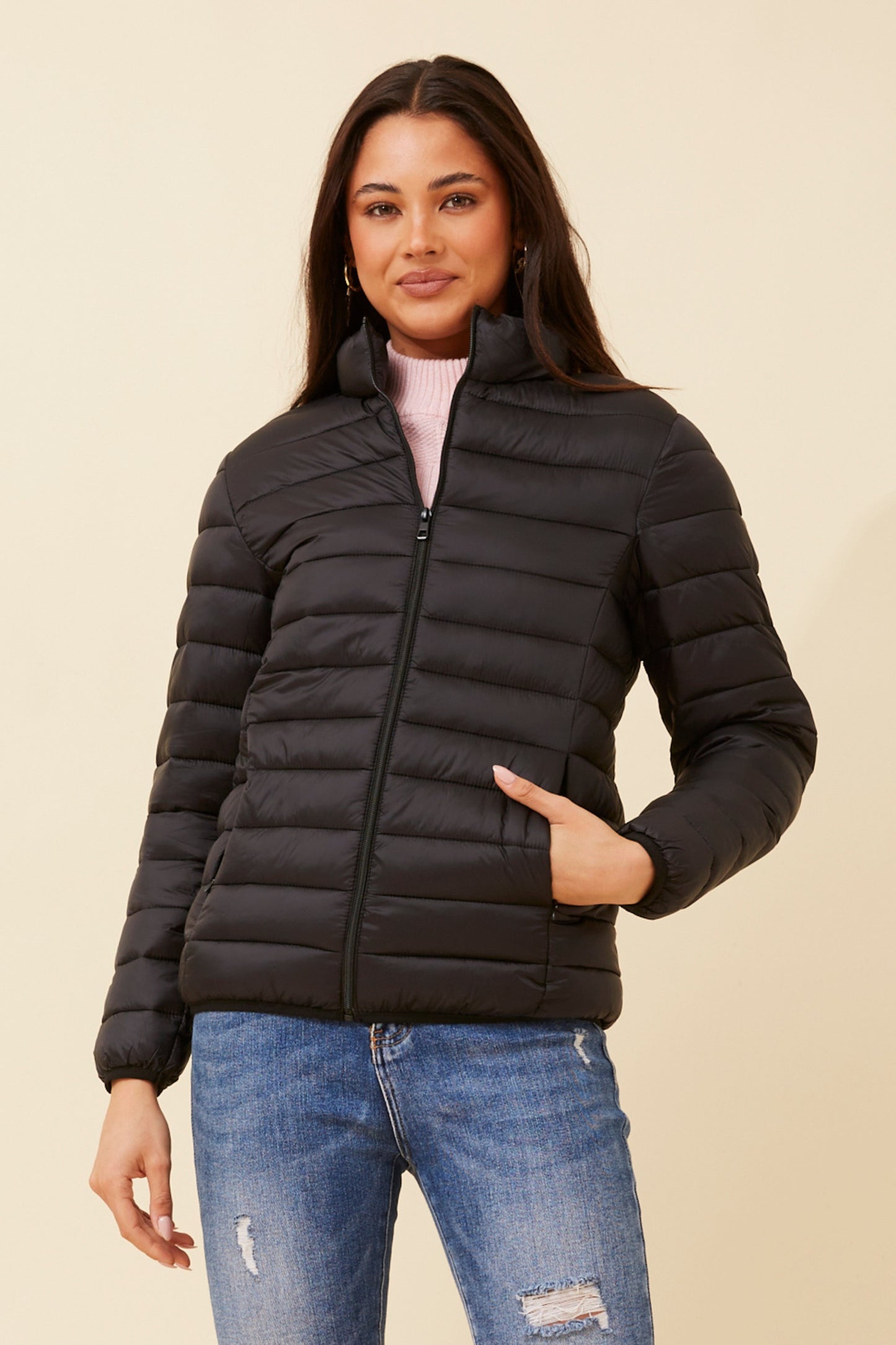 Coco Puffer Jacekt J734294 Black