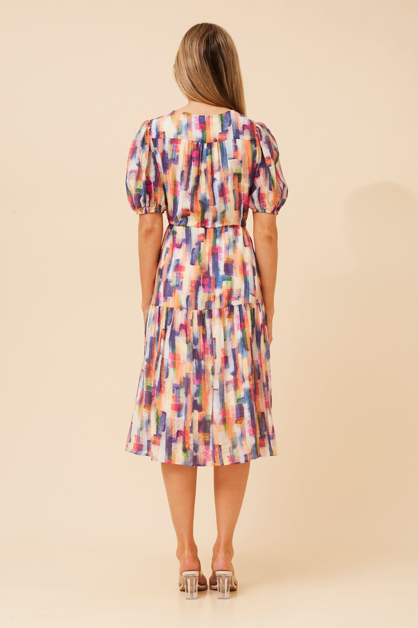 Mavina Abstract Boho Dress - D525603