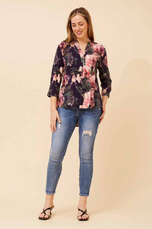 Nadia Floral Printed Top T526602