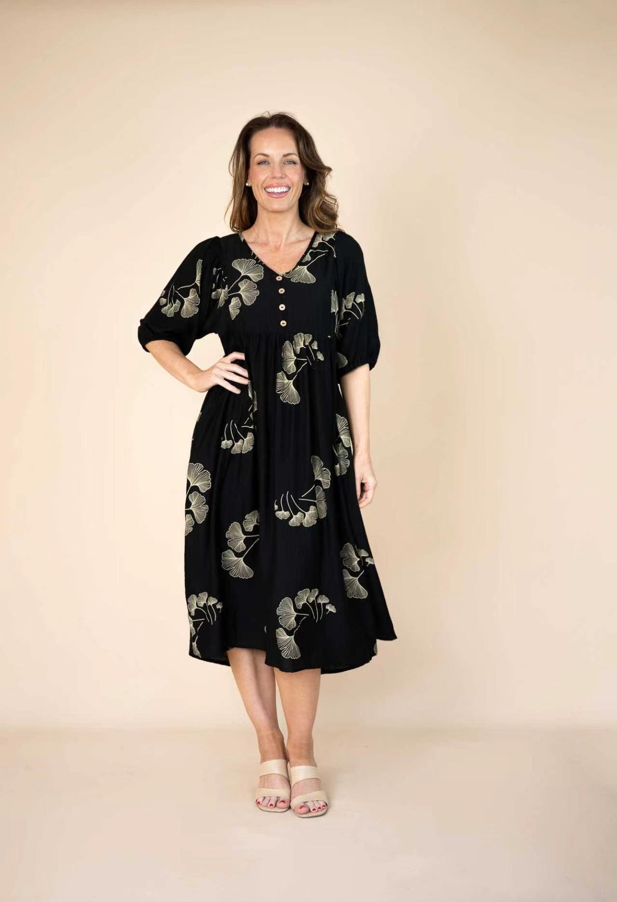 Bonnie Tunic Dress 38839BM Black