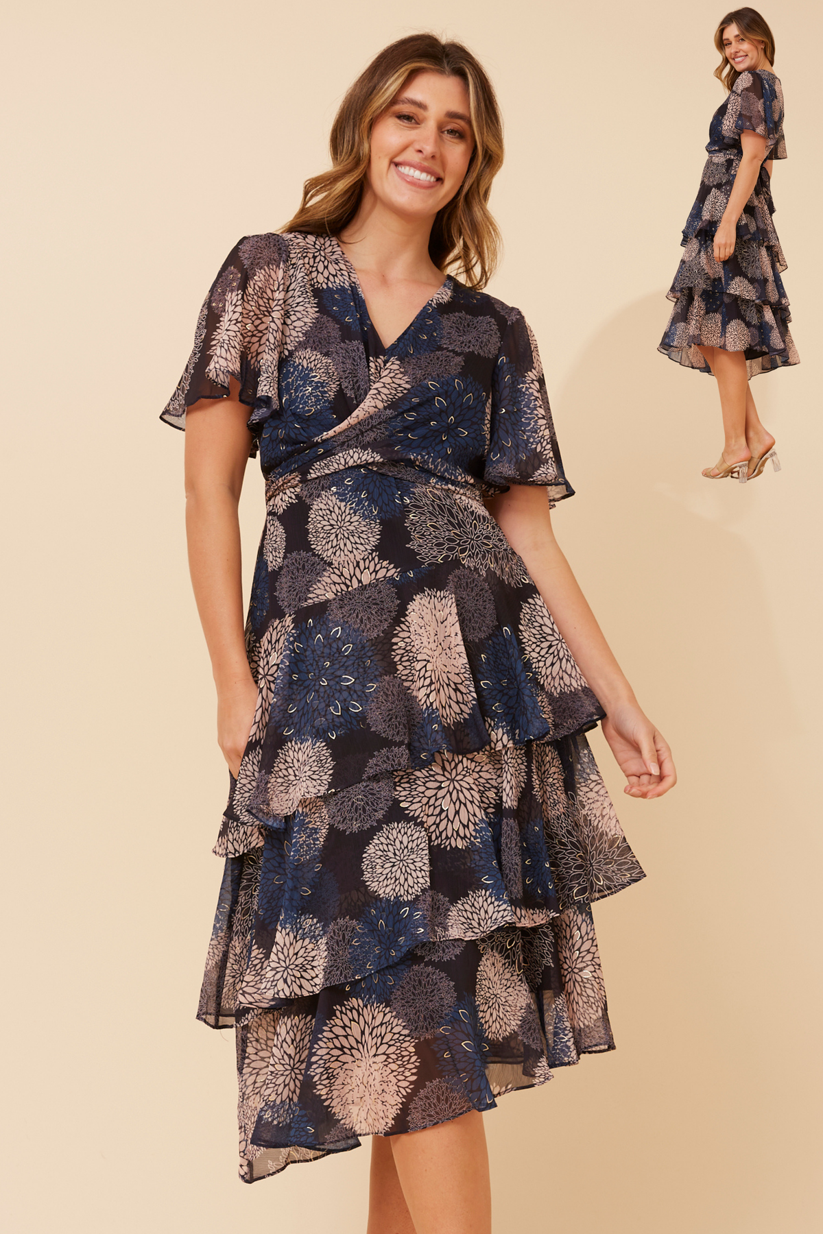 Aveline Party Dress D525971 Navy