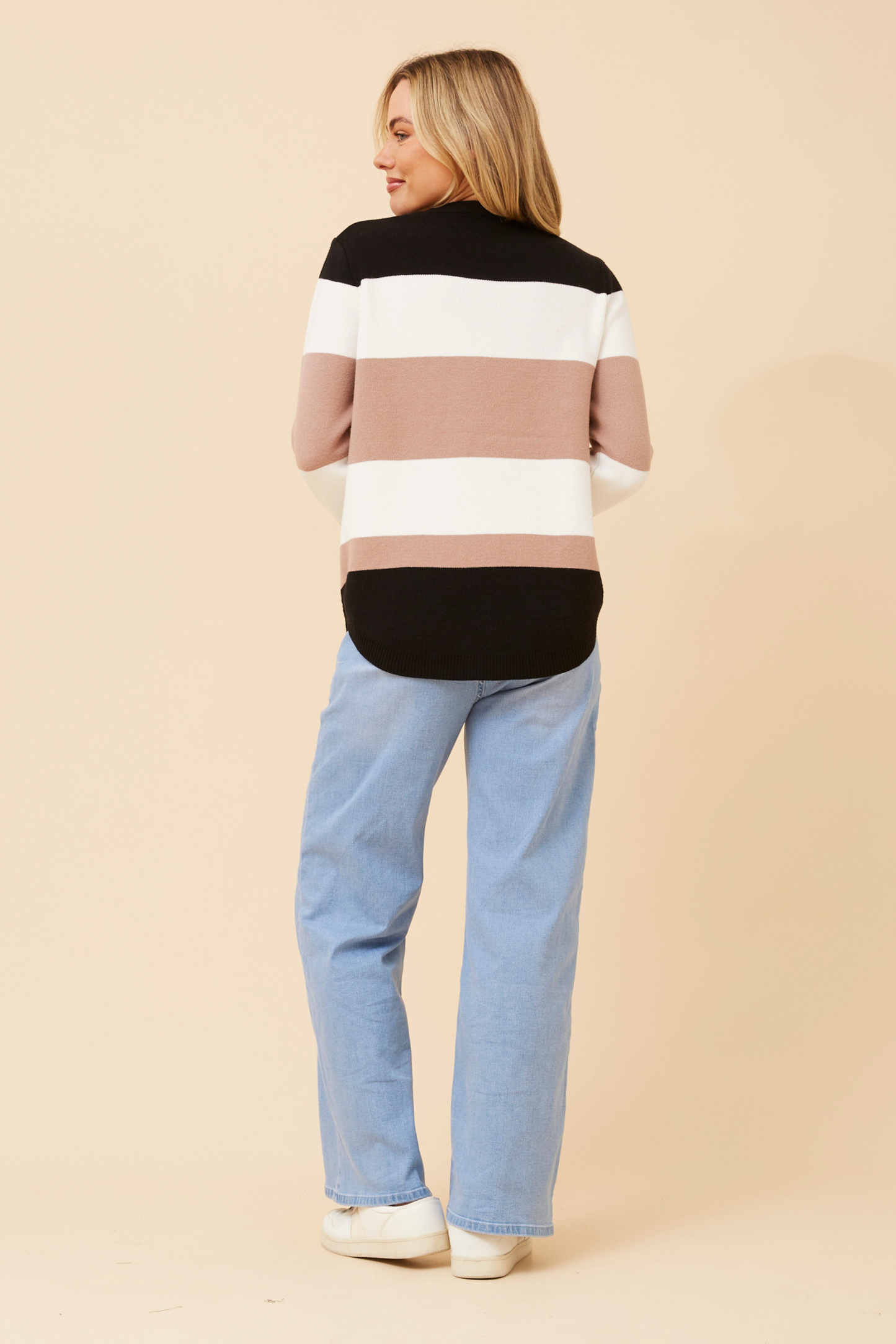 Taylor Stripe Diamante  Knit KP178866