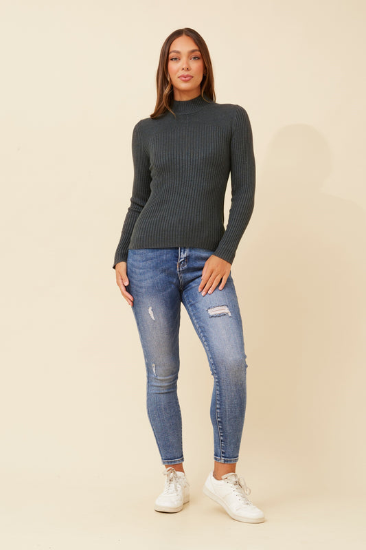 Alba Knit Jumper - Pavement KP508787
