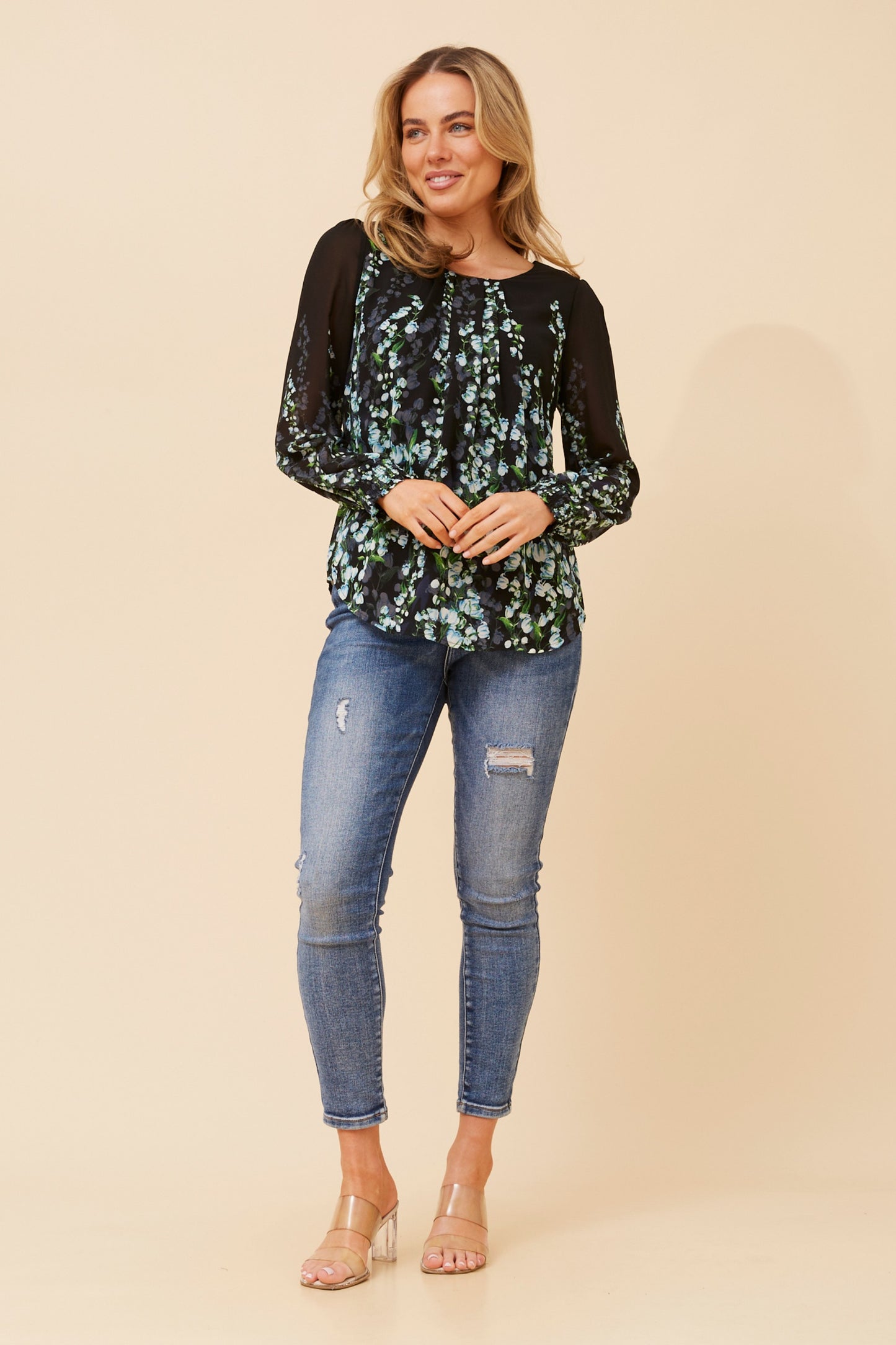 Joy Floral Printed Top T735284