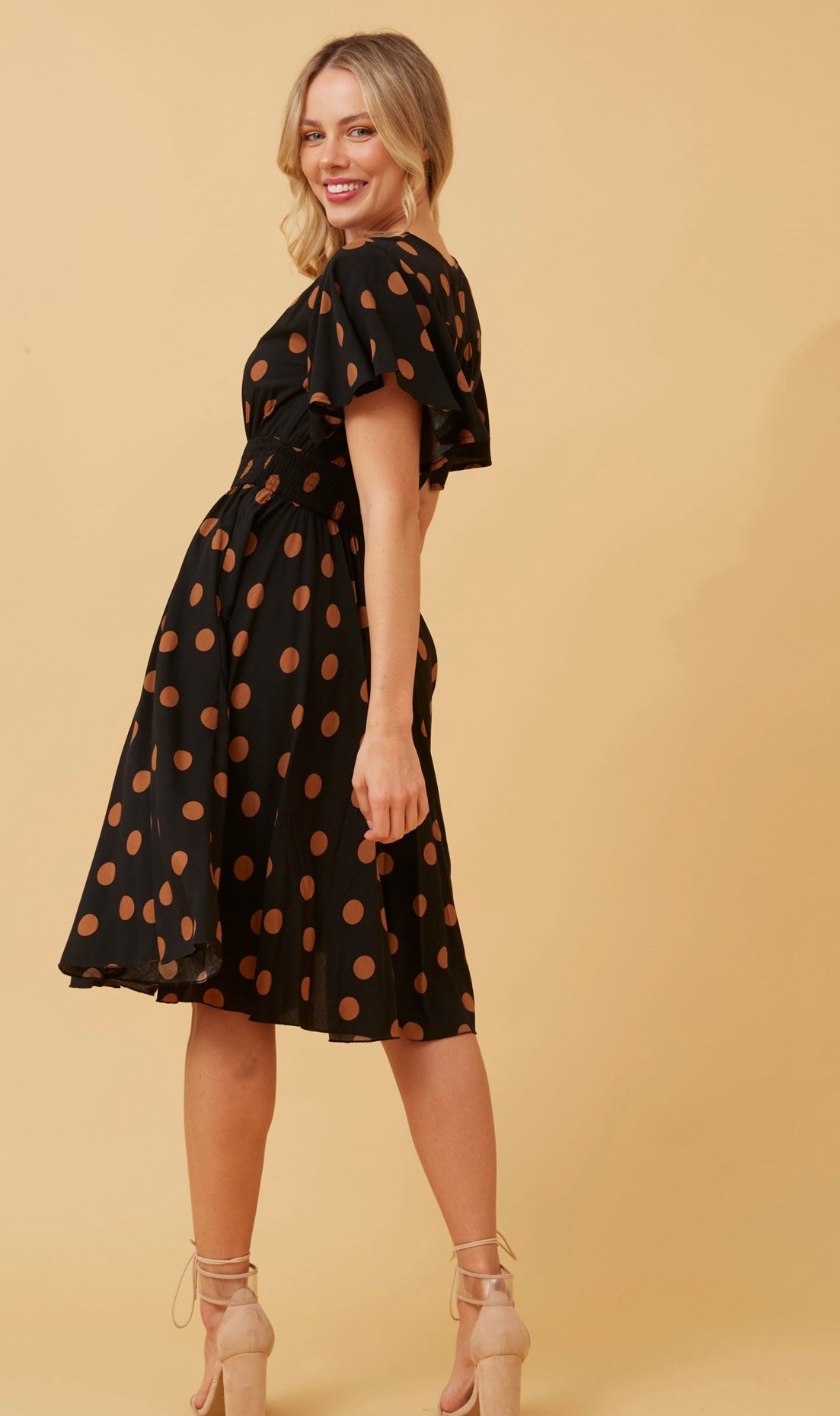 Sana Polka Dot Dress D517617