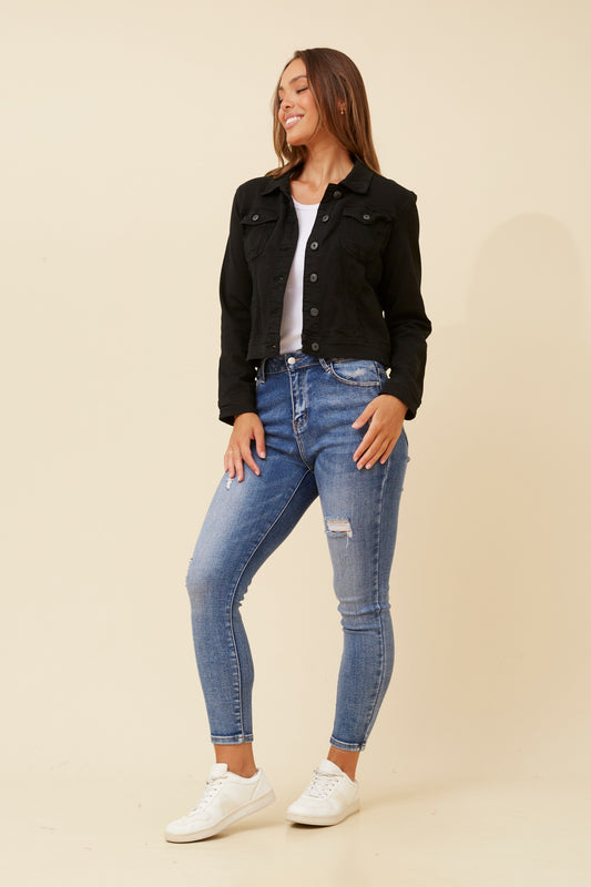 Felma Sequin Wing Jacket J517180 Black
