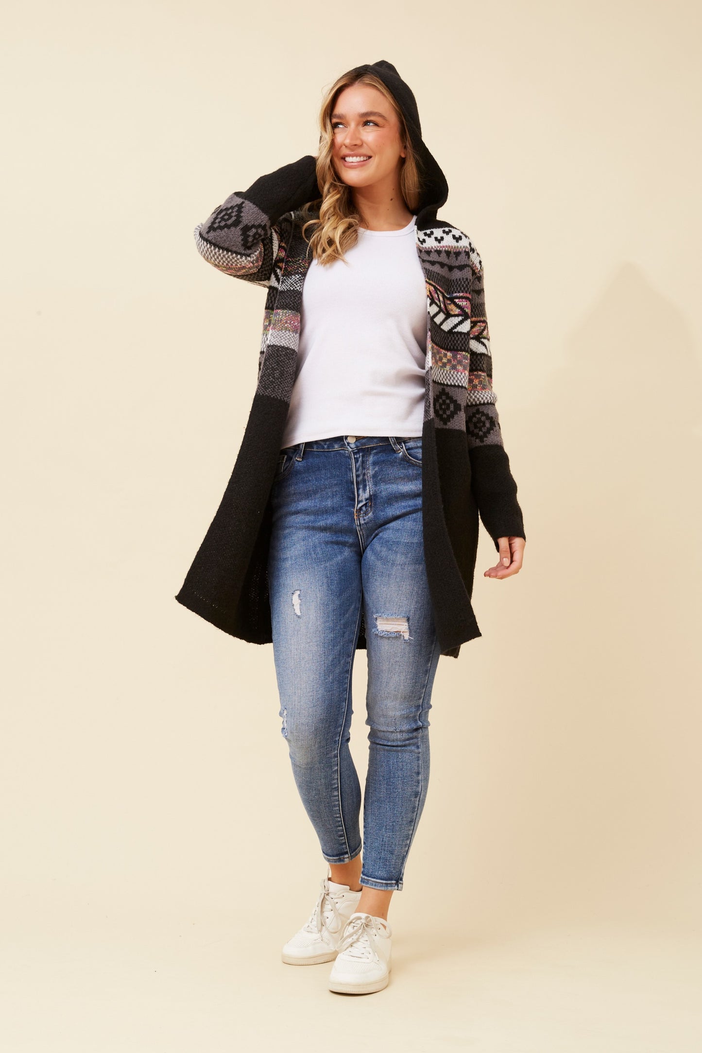Archie Jacquard Knit Cardigan KC522549