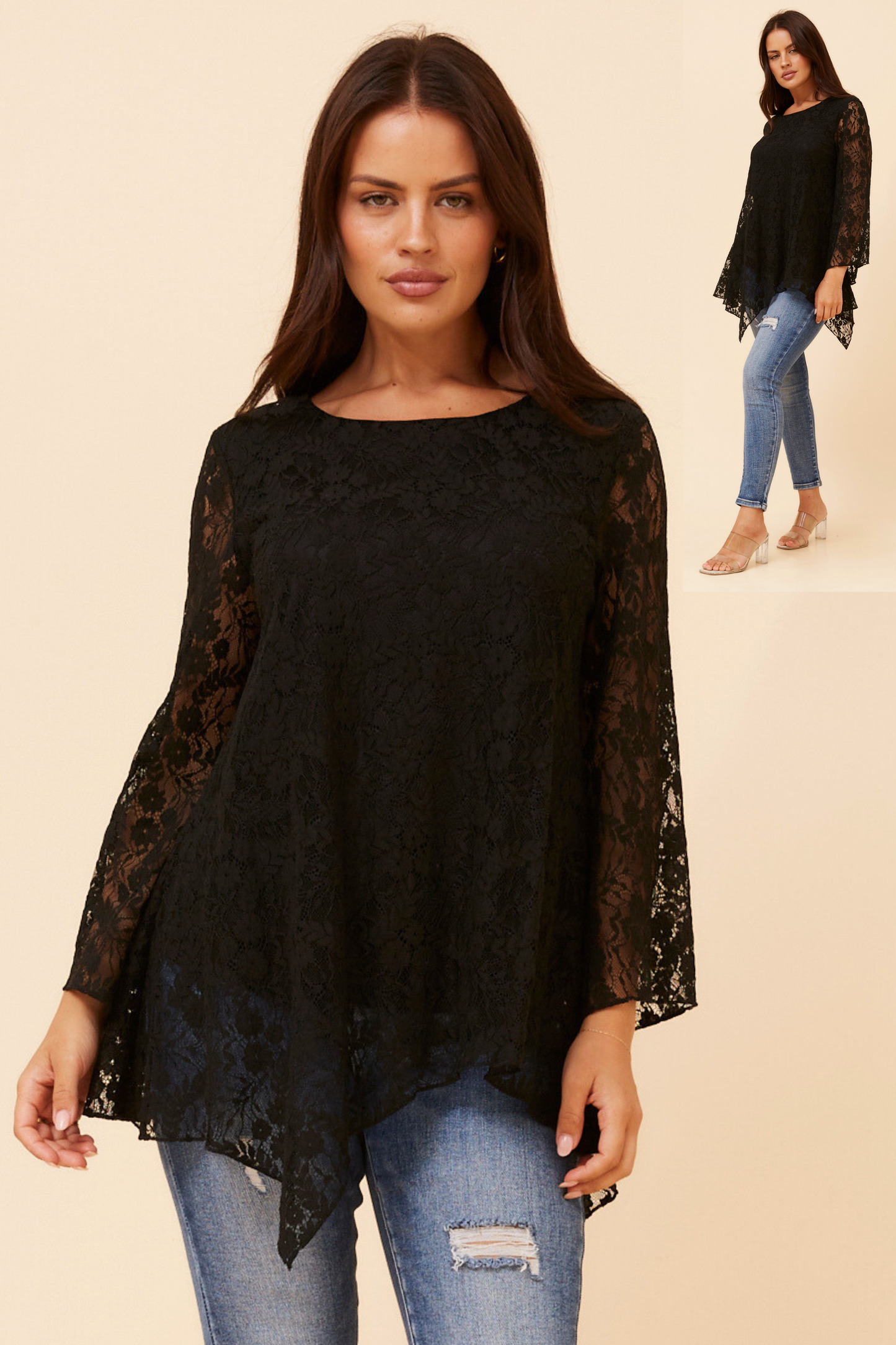 Soha Lace Blouse T178450 Black