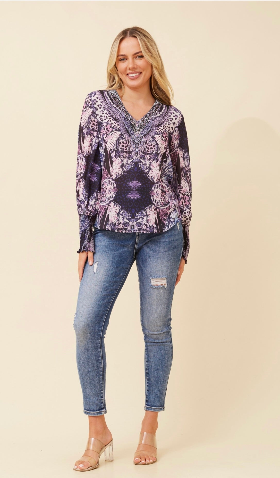 Belina Floral Blouse T520931