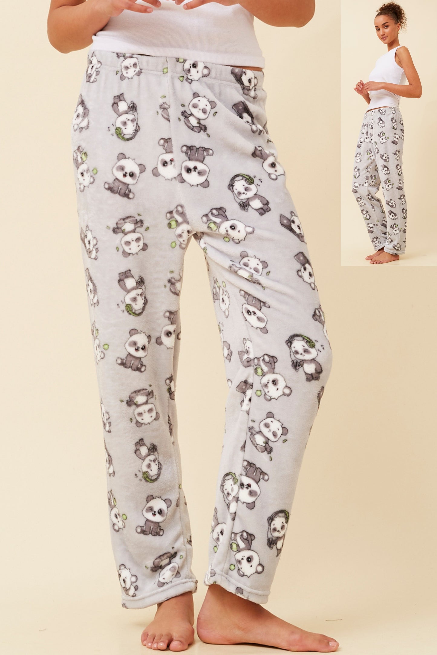 Panda Fluffy Pyjama Pant P522781