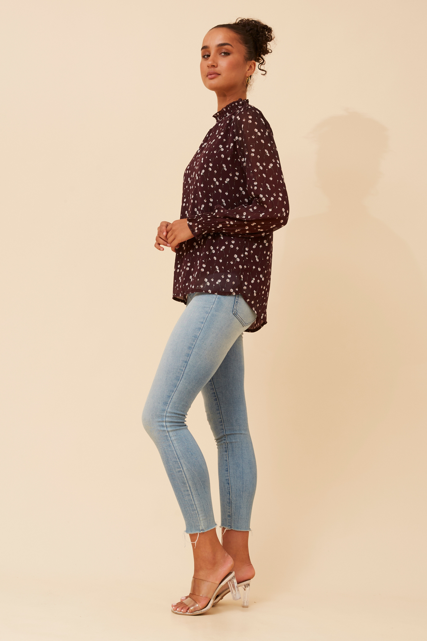 Moonlight Blouse T735350 Burgundy