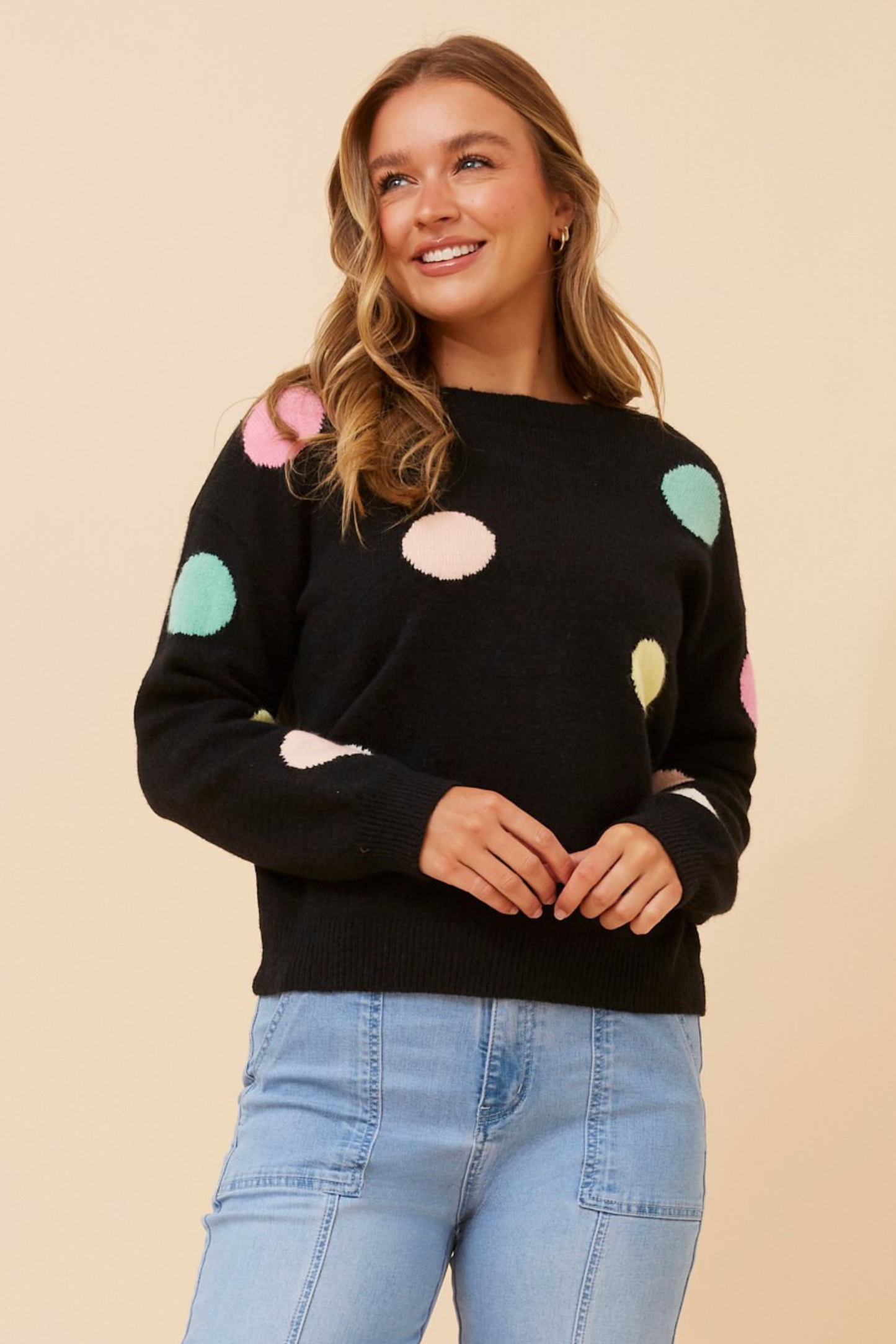 Florance Colourful Polkadot Jumper KP178871