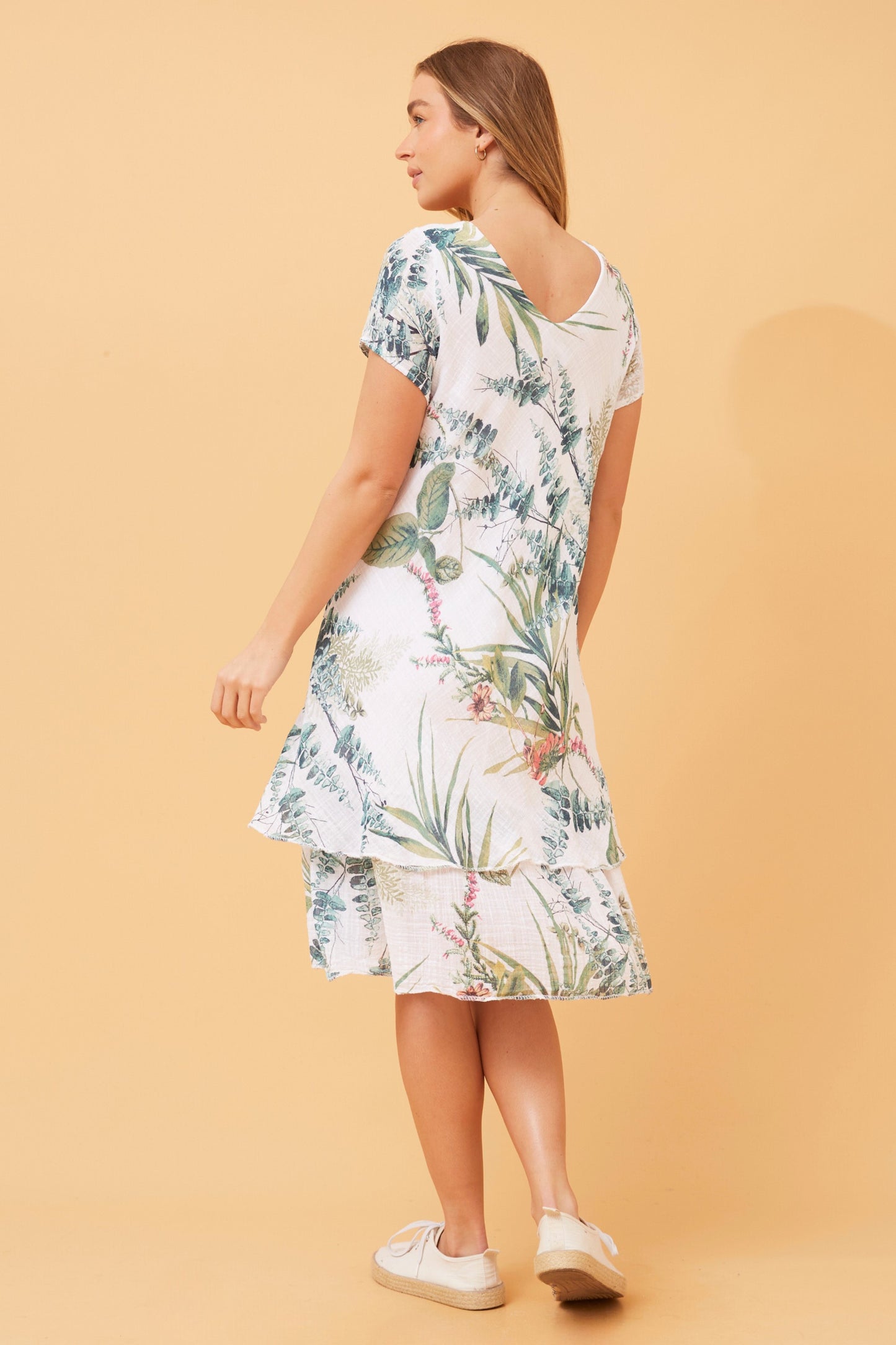 Maddie Double Layer Floral Dress D519562