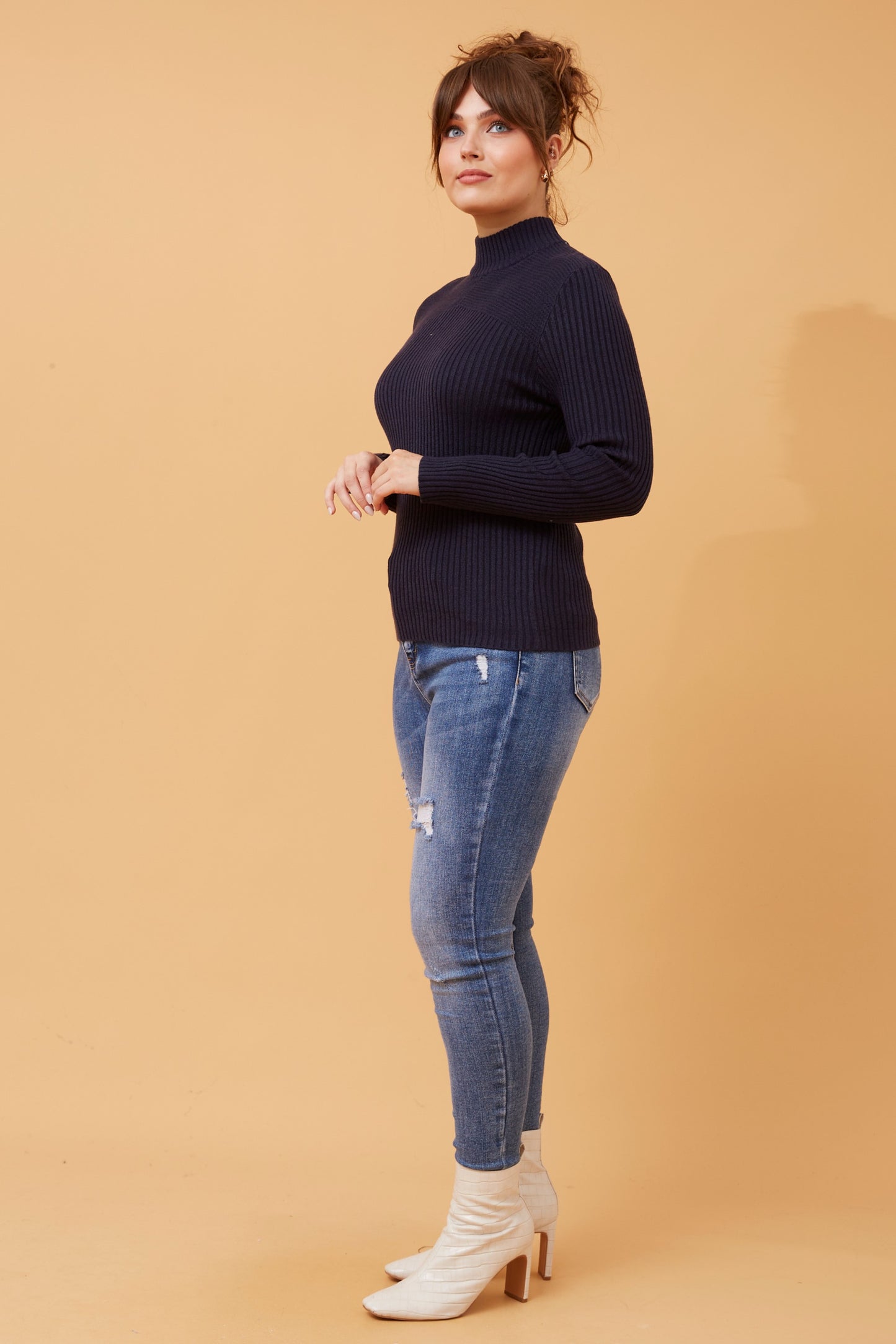 Alba Knit Jumper KP508787 Navy