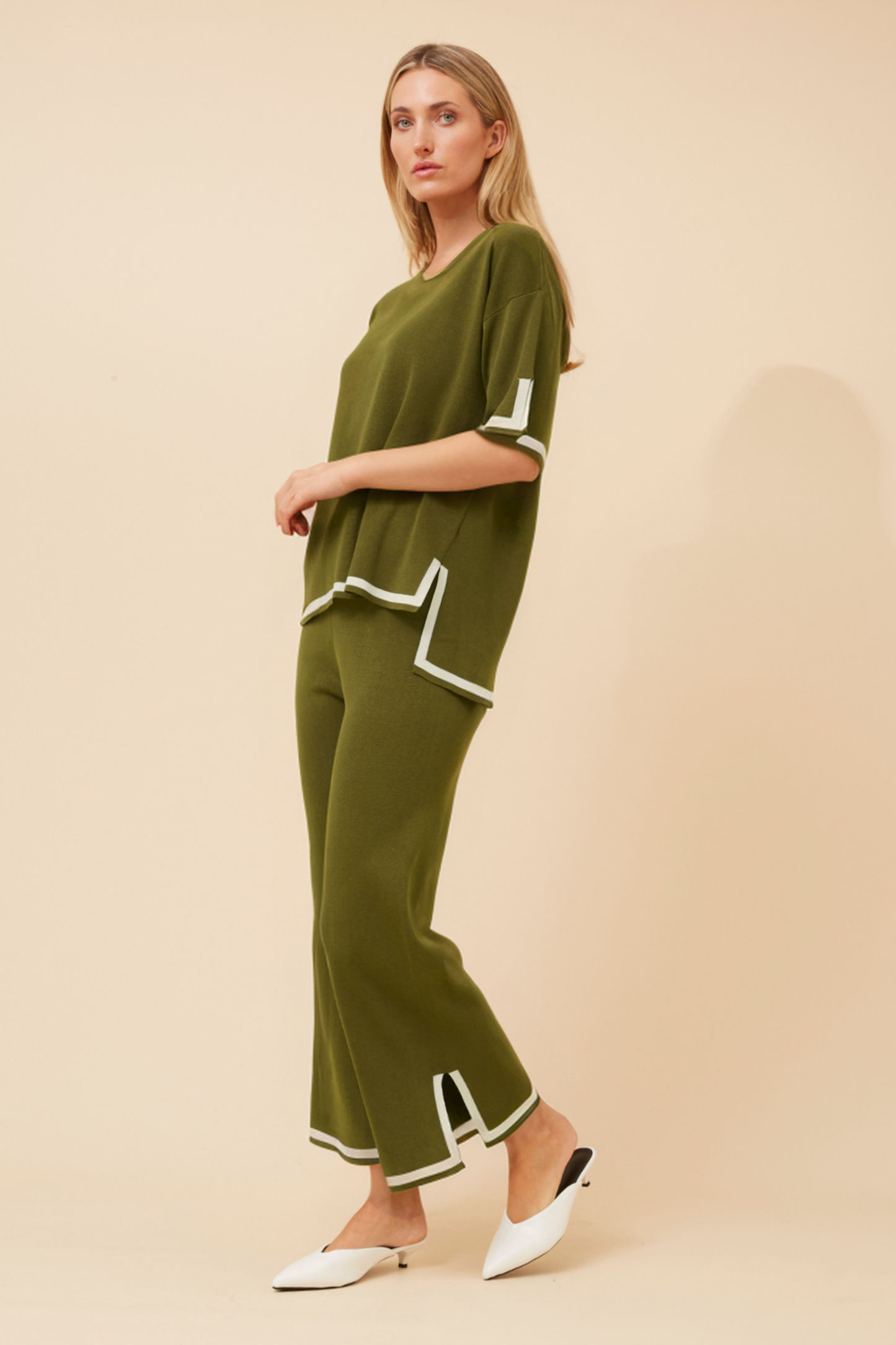 Gigi Knitted Set SET734257 Khaki