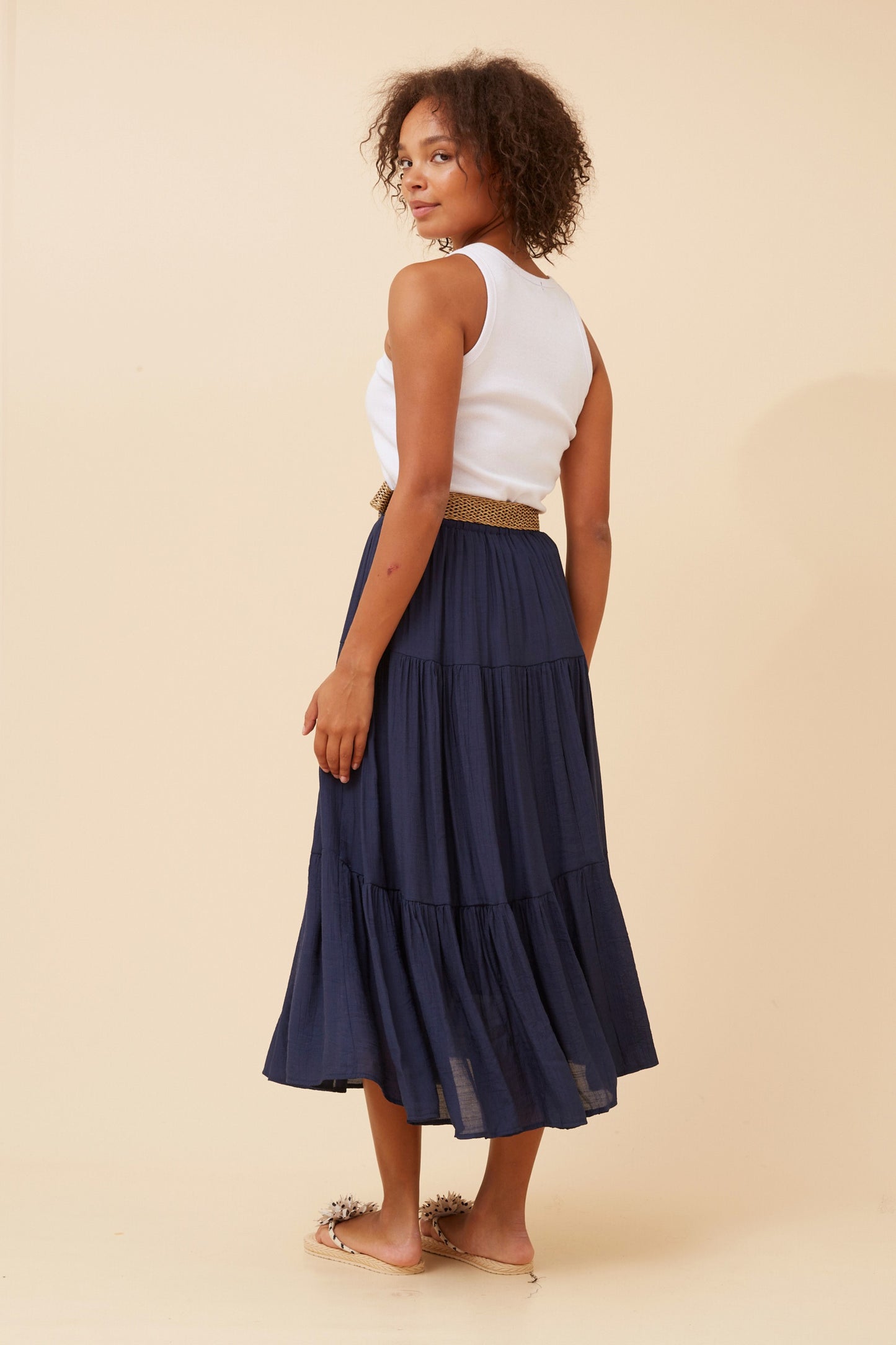 Bohemian Skirt S734558 Navy