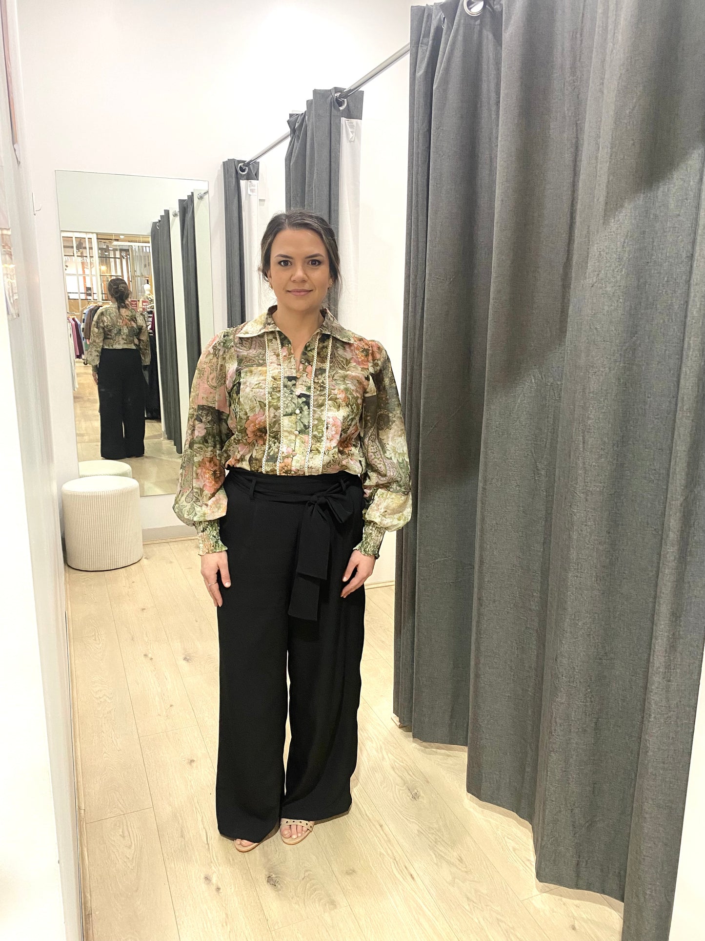 Niara Floral Print Blouse