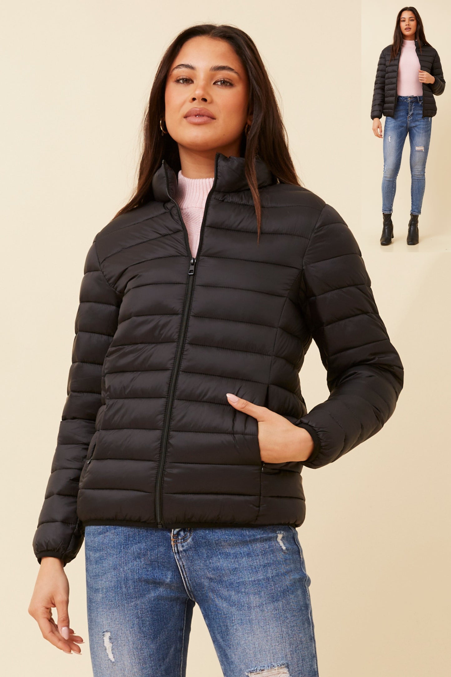 Coco Puffer Jacekt J734294 Black